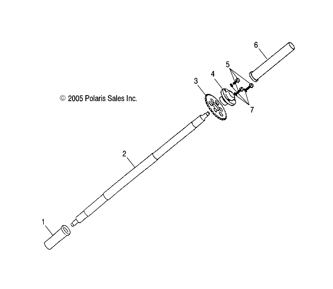 Part Number : 0453491 AXLE  REAR