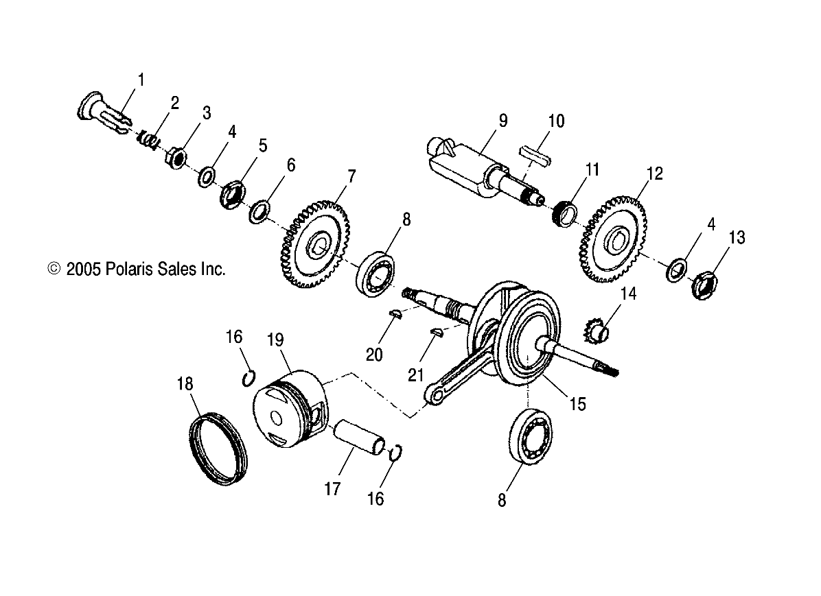 Part Number : 0453752 ASM-CRANKSHAFT