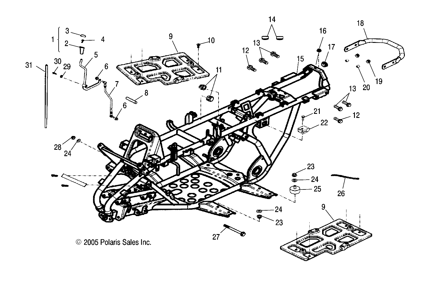 Part Number : 0453216 PLATE-FOOTWELL