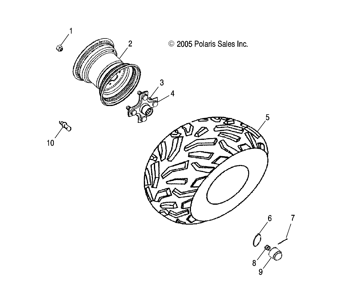 Part Number : 0453268 TIRE-REAR