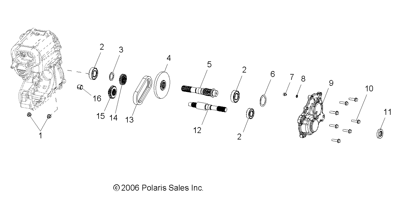 Part Number : 3234361 LAPPED BEVEL GEAR SET 10T/31T