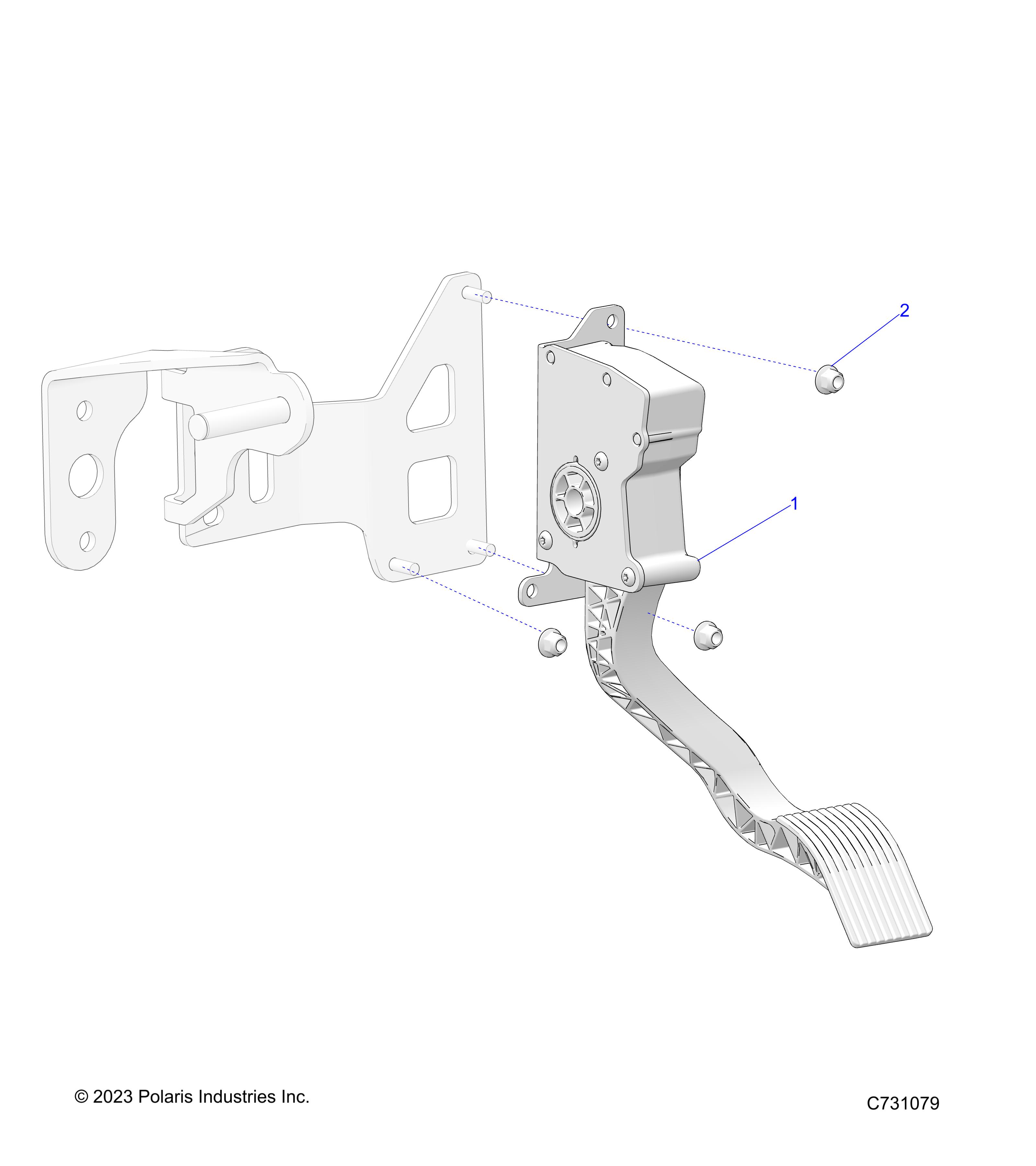 Foto diagrama Polaris que contem a peça 4082743