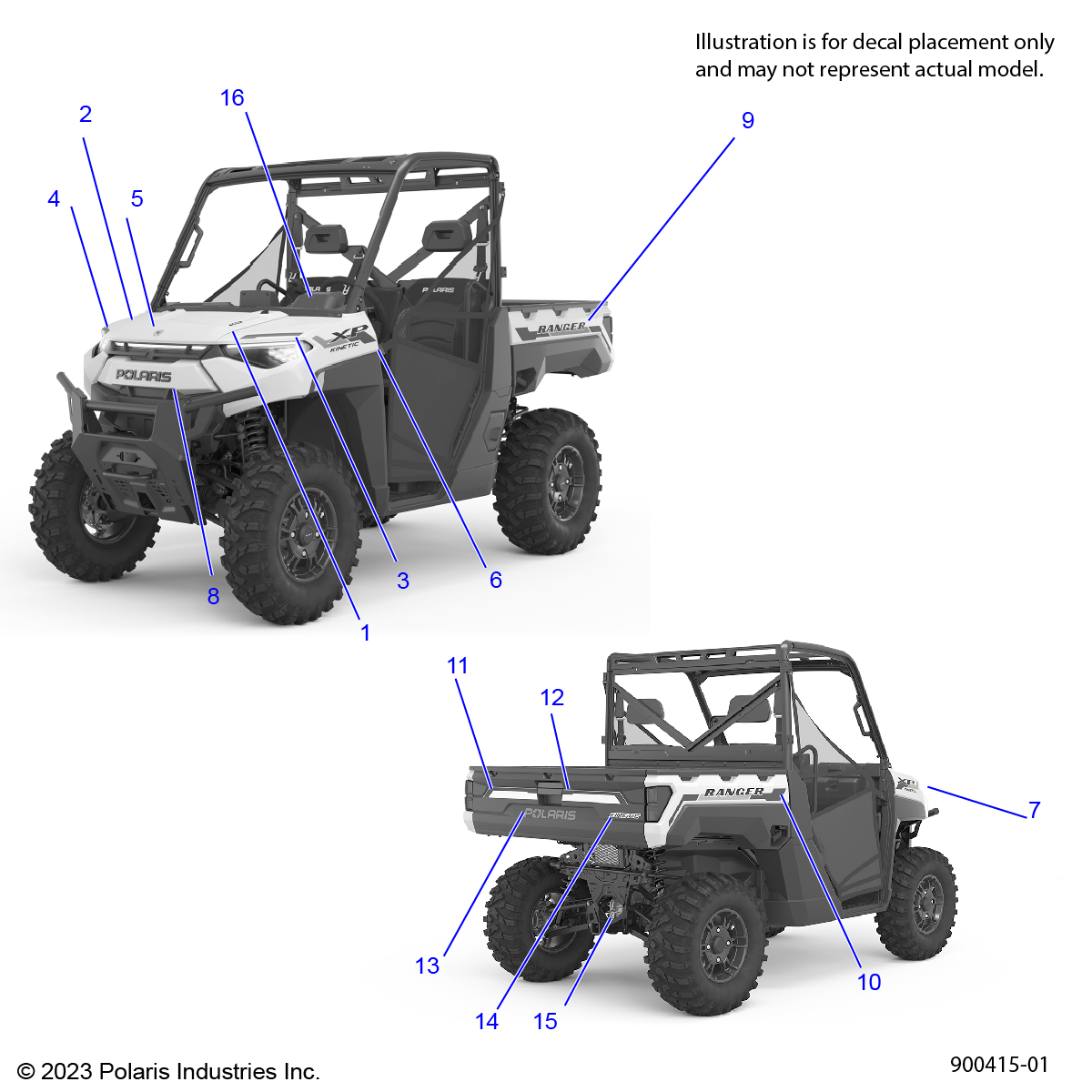 Foto diagrama Polaris que contem a peça 7198549