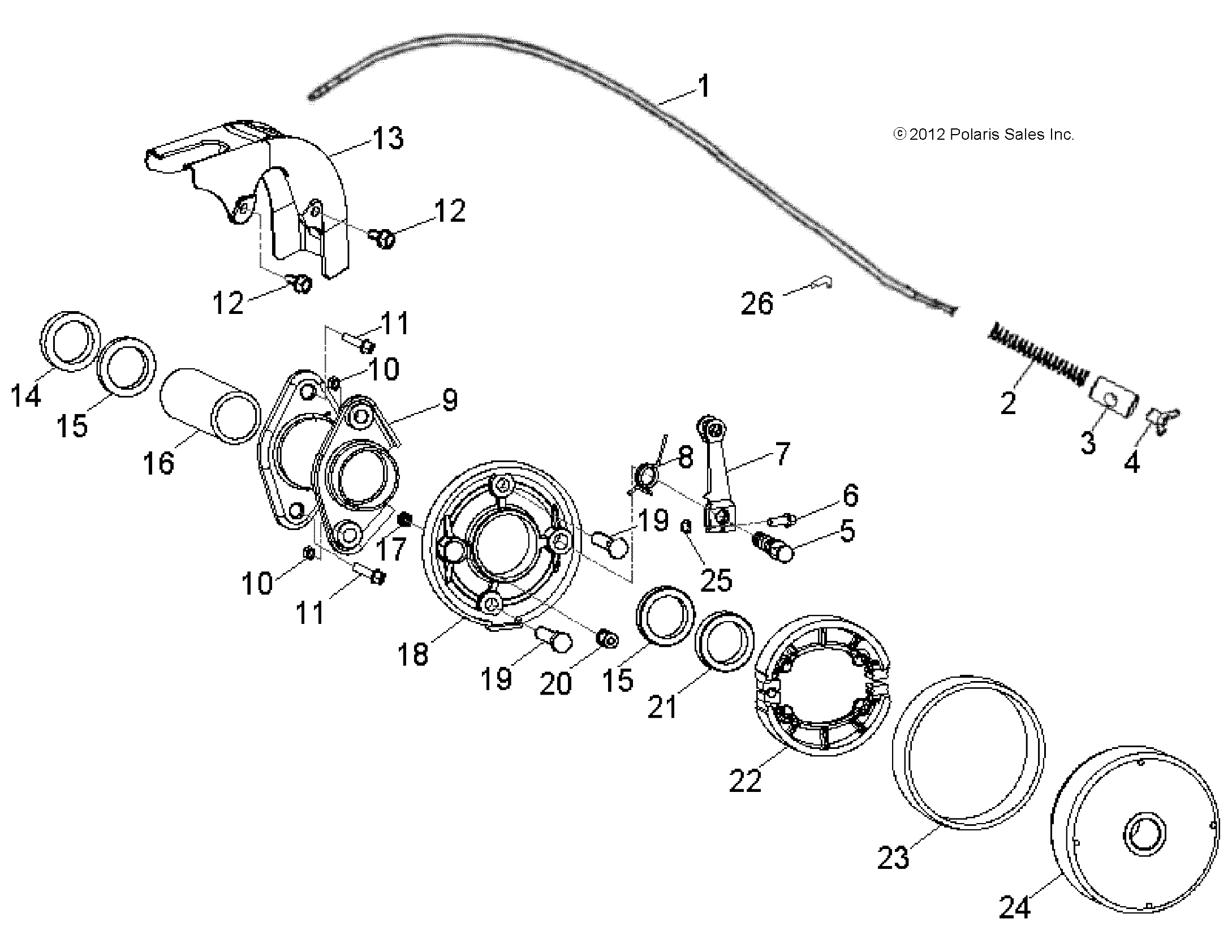 Part Number : 0454883 RETAINER-CABLE BRAKE