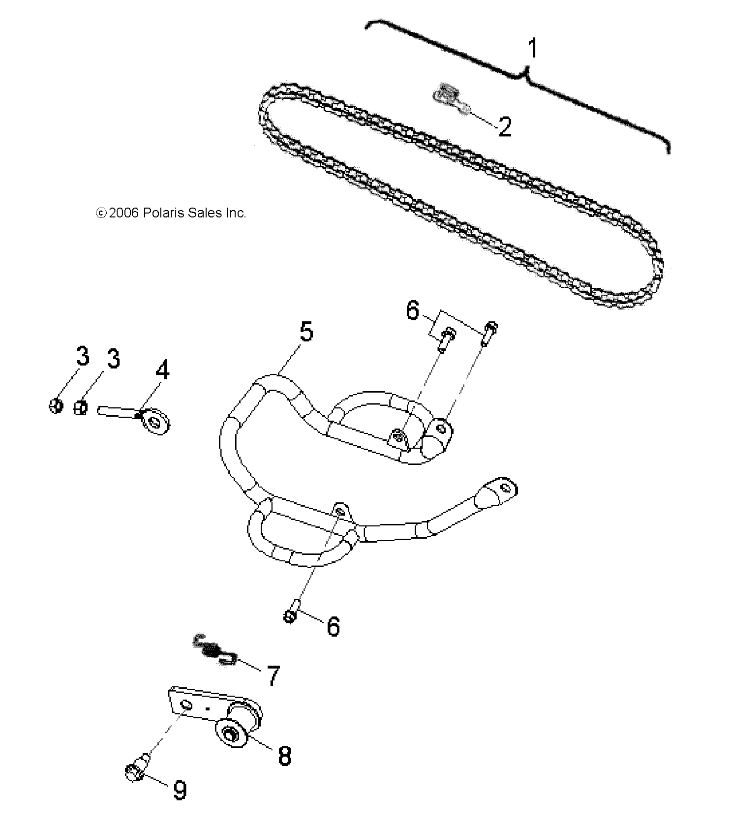 Part Number : 0453557 CHAIN ADJUSTER