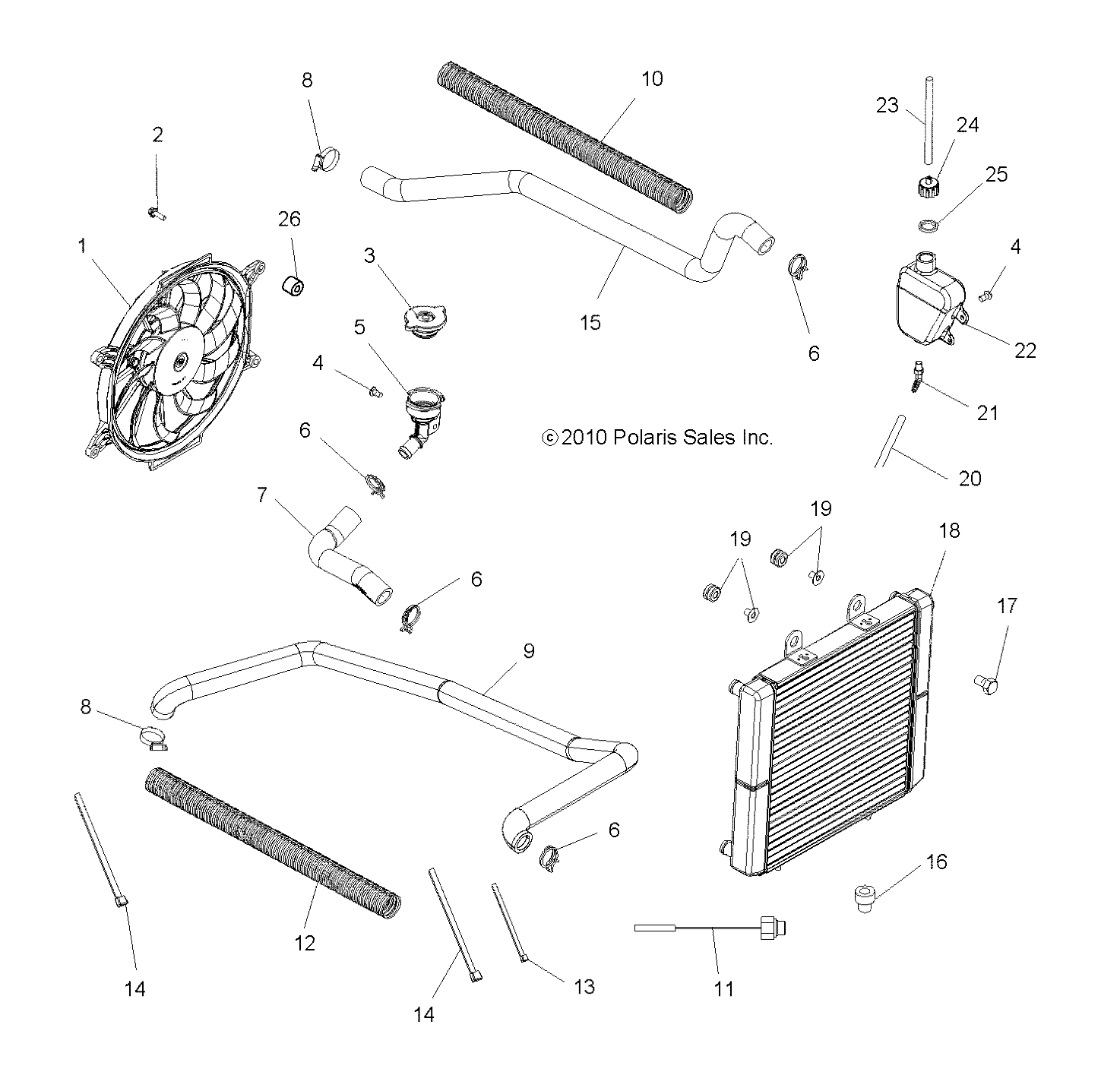 Part Number : 5414024 HOSE-FILLER NECK