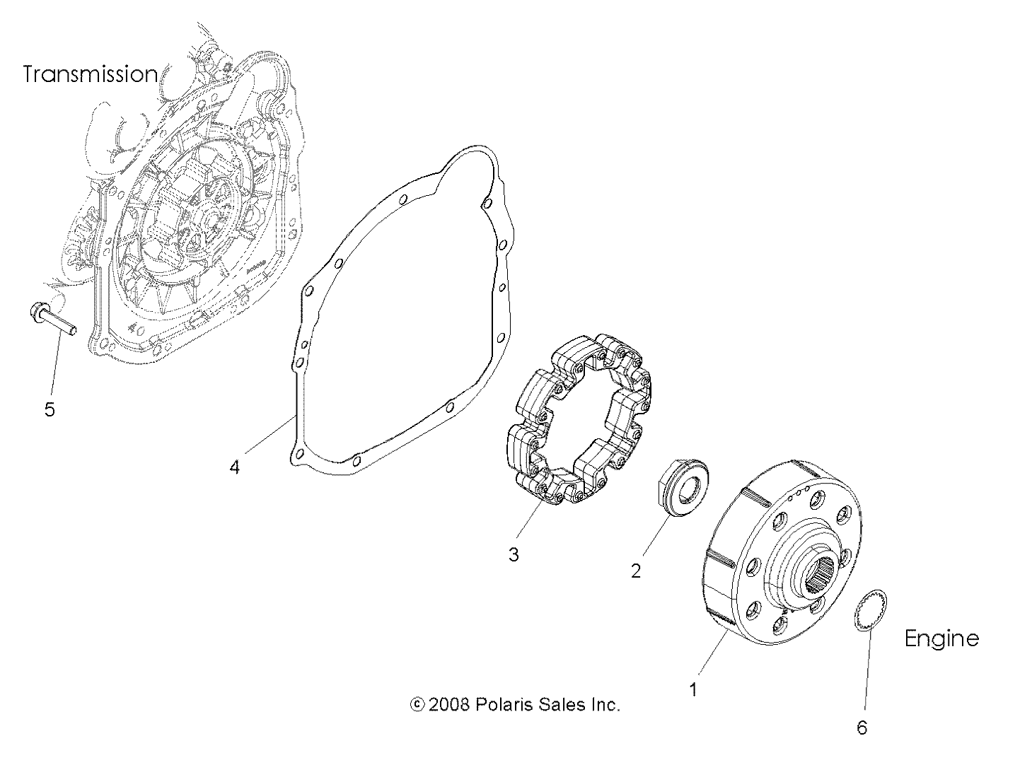 Part Number : 5136916 COUPLER-ENGINE 23T SS MACH