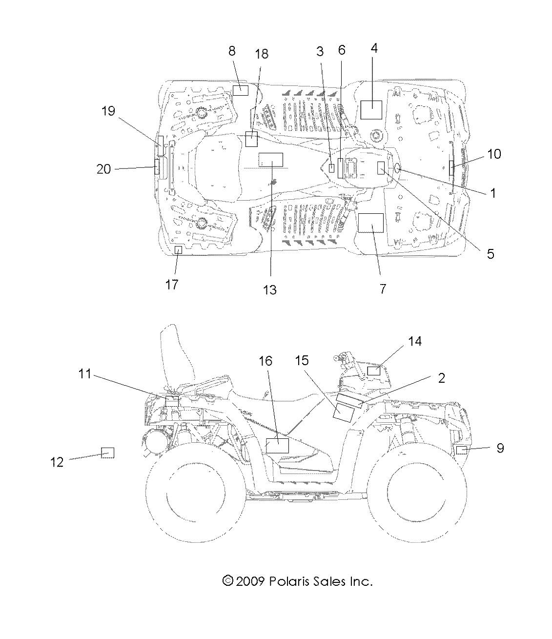 Part Number : 7176276 DECAL-SIDE TOURING LH