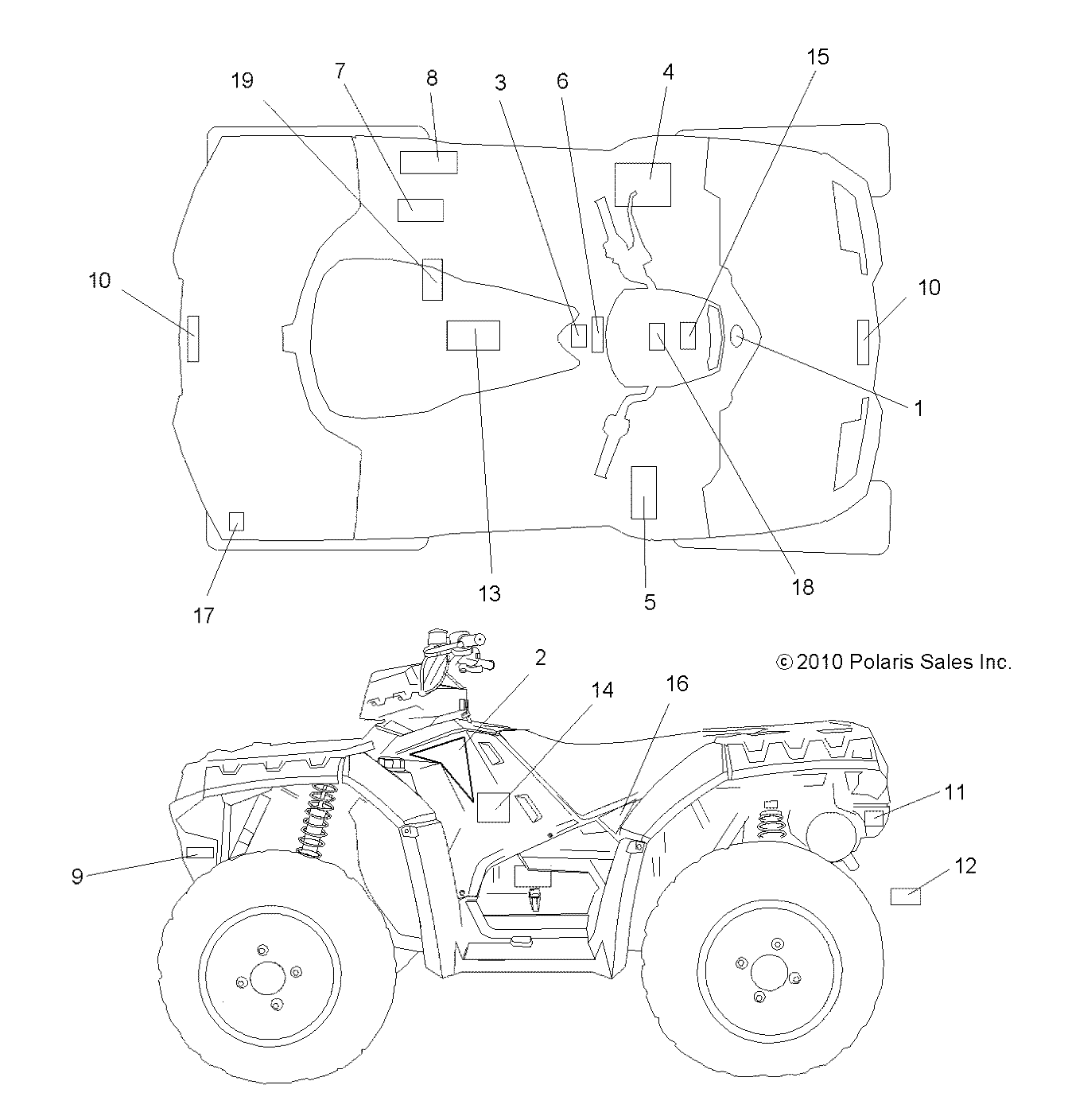 Part Number : 7176818 DECAL-SIDE SPORTSMAN 550 LH