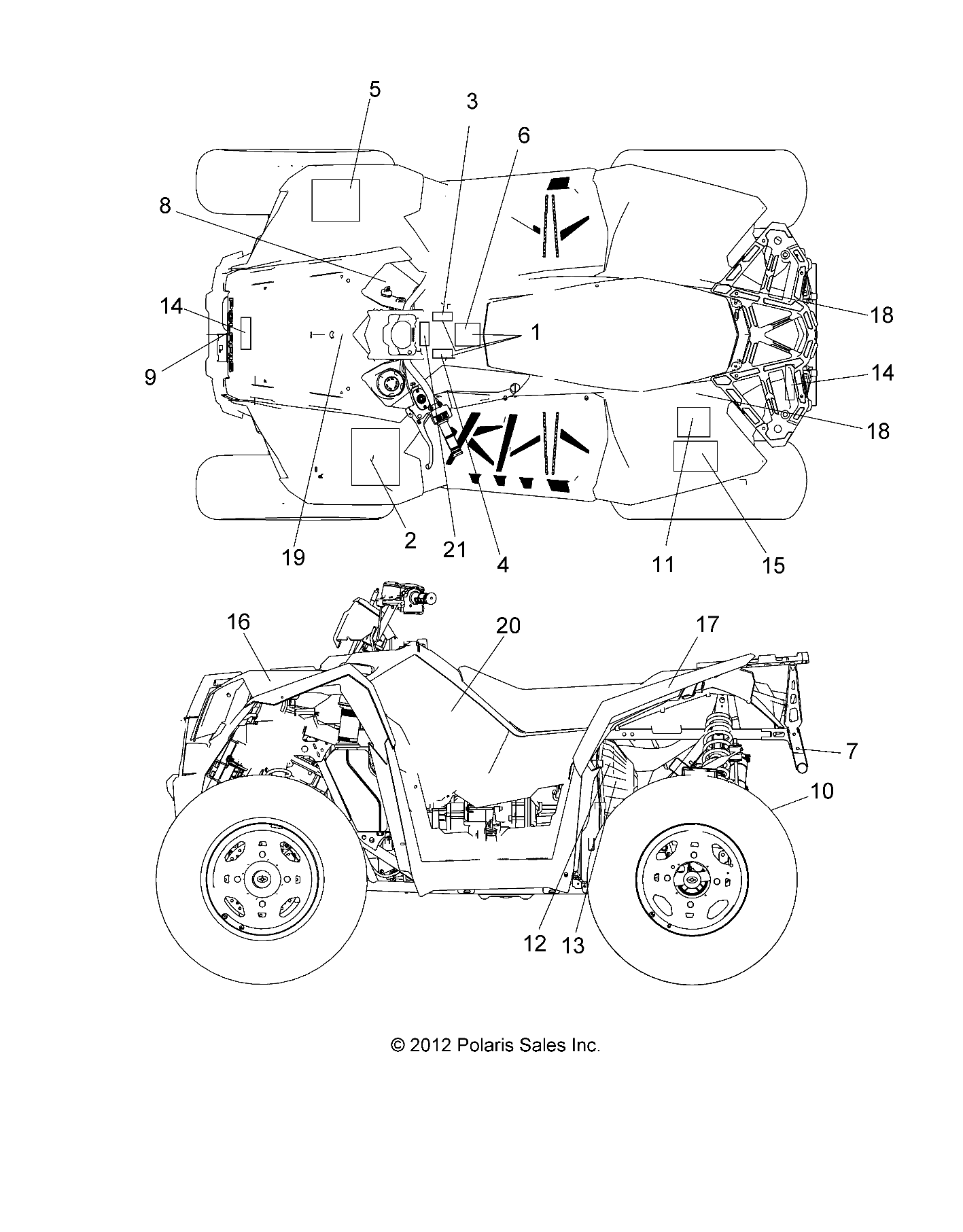 Part Number : 7179916 DECAL-RR.CAB POLARIS RH