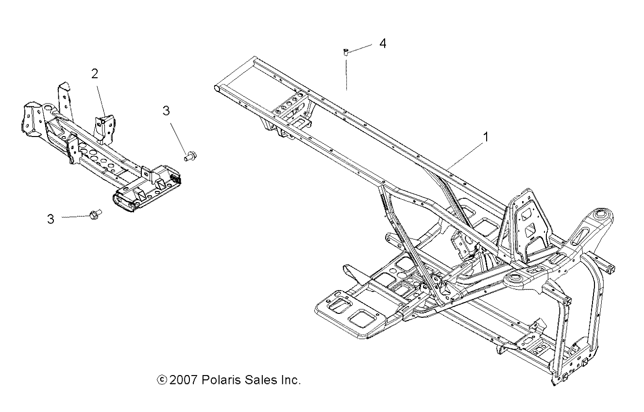 Foto diagrama Polaris que contem a peça 1016501-067