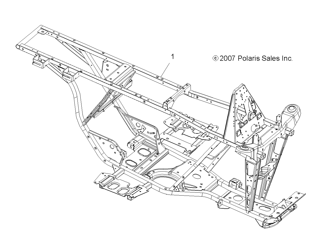 Foto diagrama Polaris que contem a peça 1014660-067