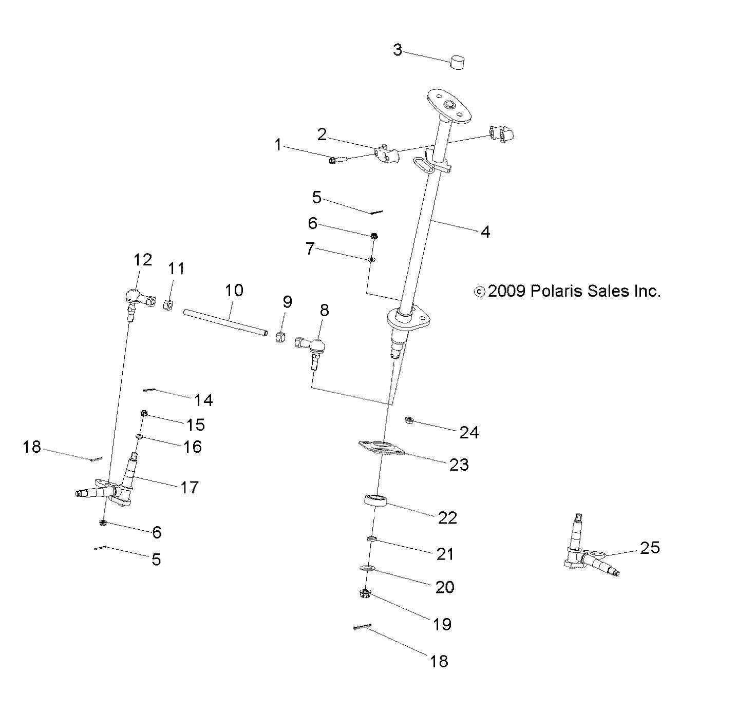 Foto diagrama Polaris que contem a peça 0454613-067