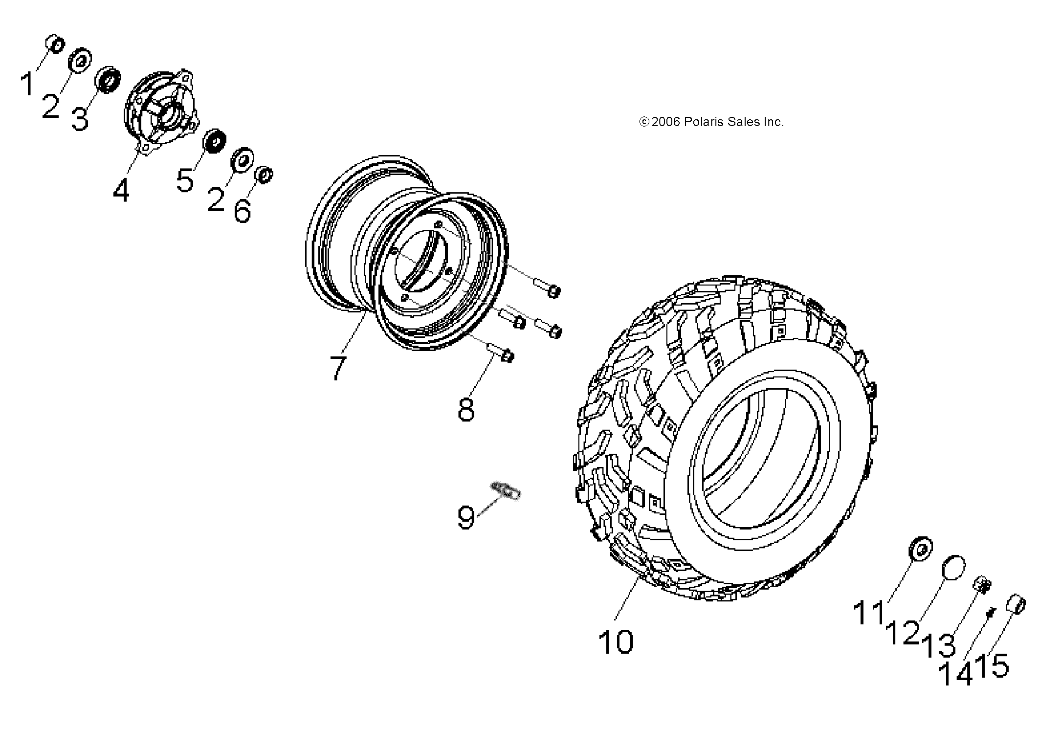 Part Number : 0454014 BEARING ASSEMBLY  WHEEL