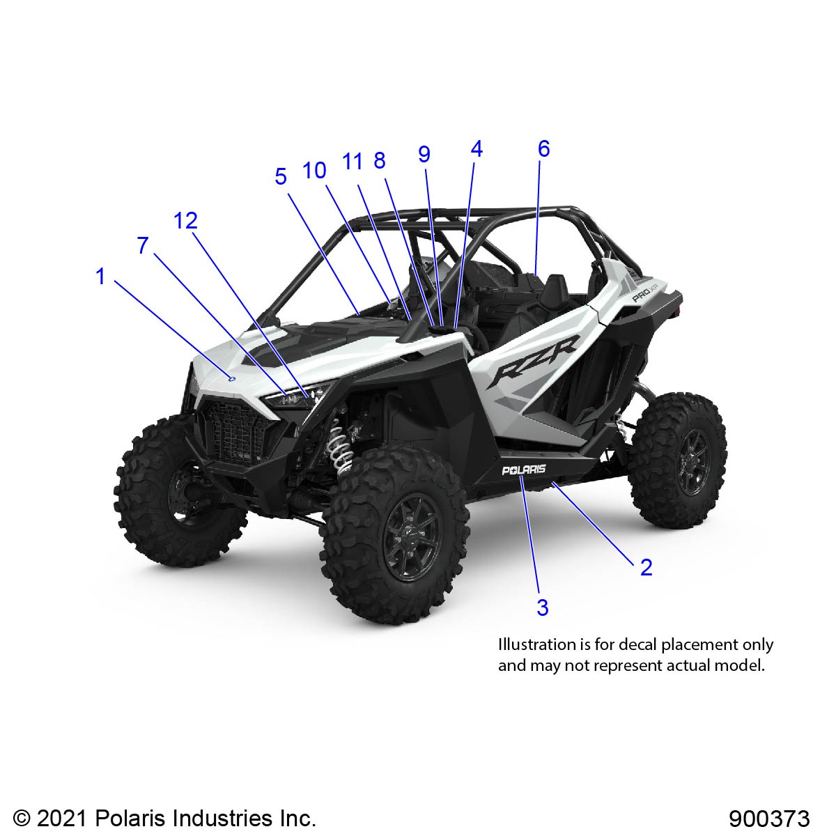 Part Number : 7300678 DECAL-WARN TIRE PRESSURE