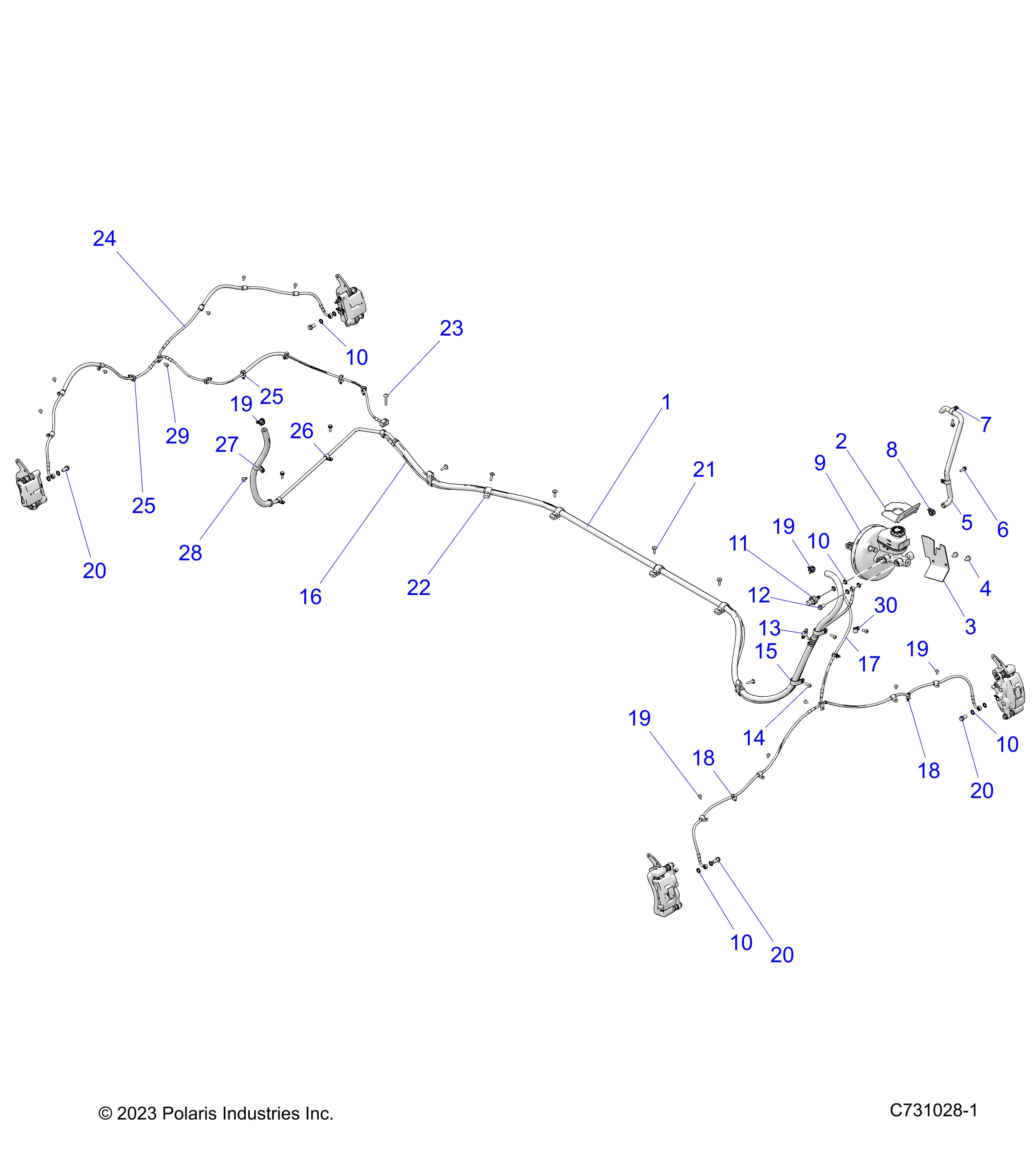 Foto diagrama Polaris que contem a peça 1914549