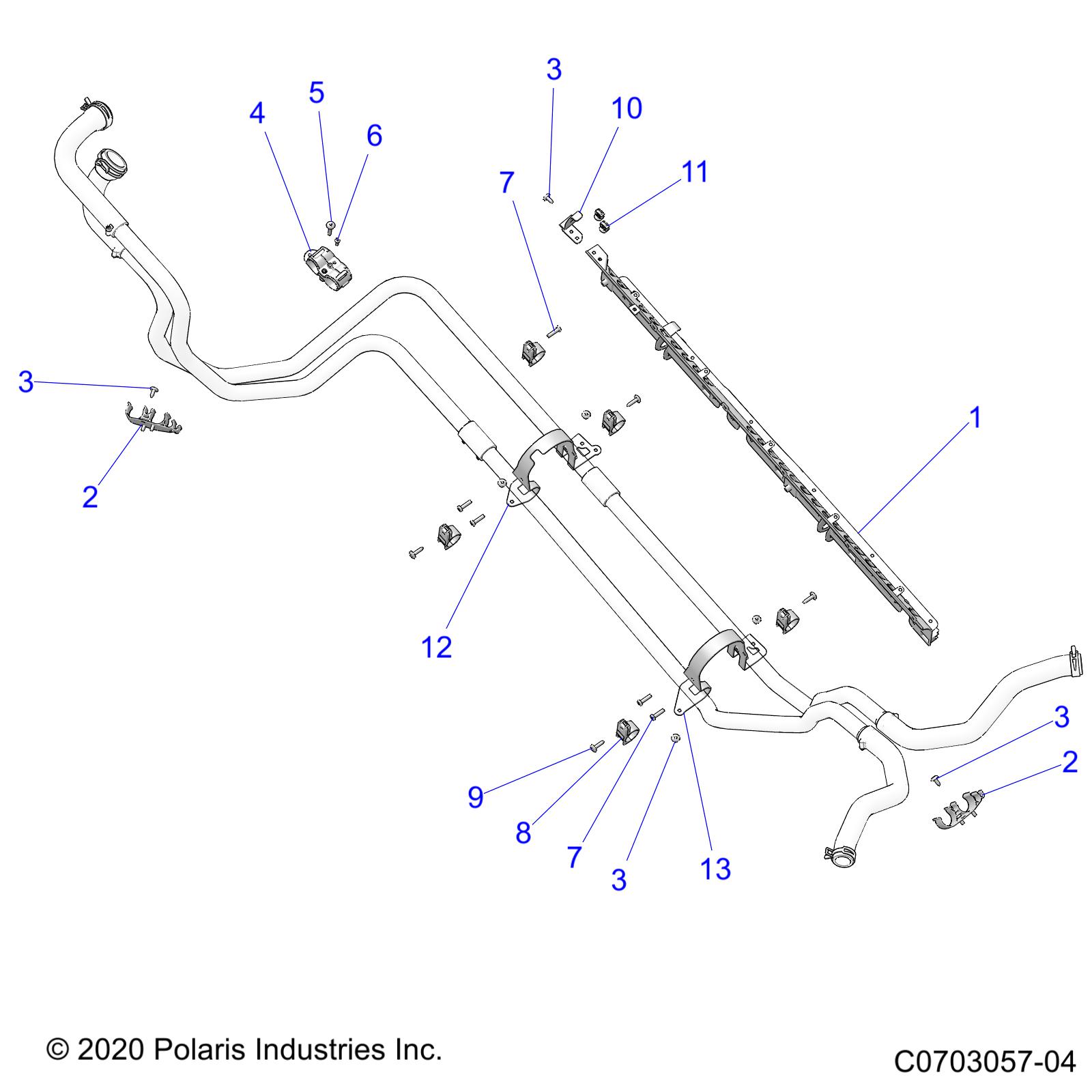 Part Number : 5269430-329 BRKT-ROUTING TRAY ECOAT