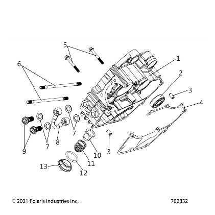 Part Number : 3055646 GASKET CRANKCASE