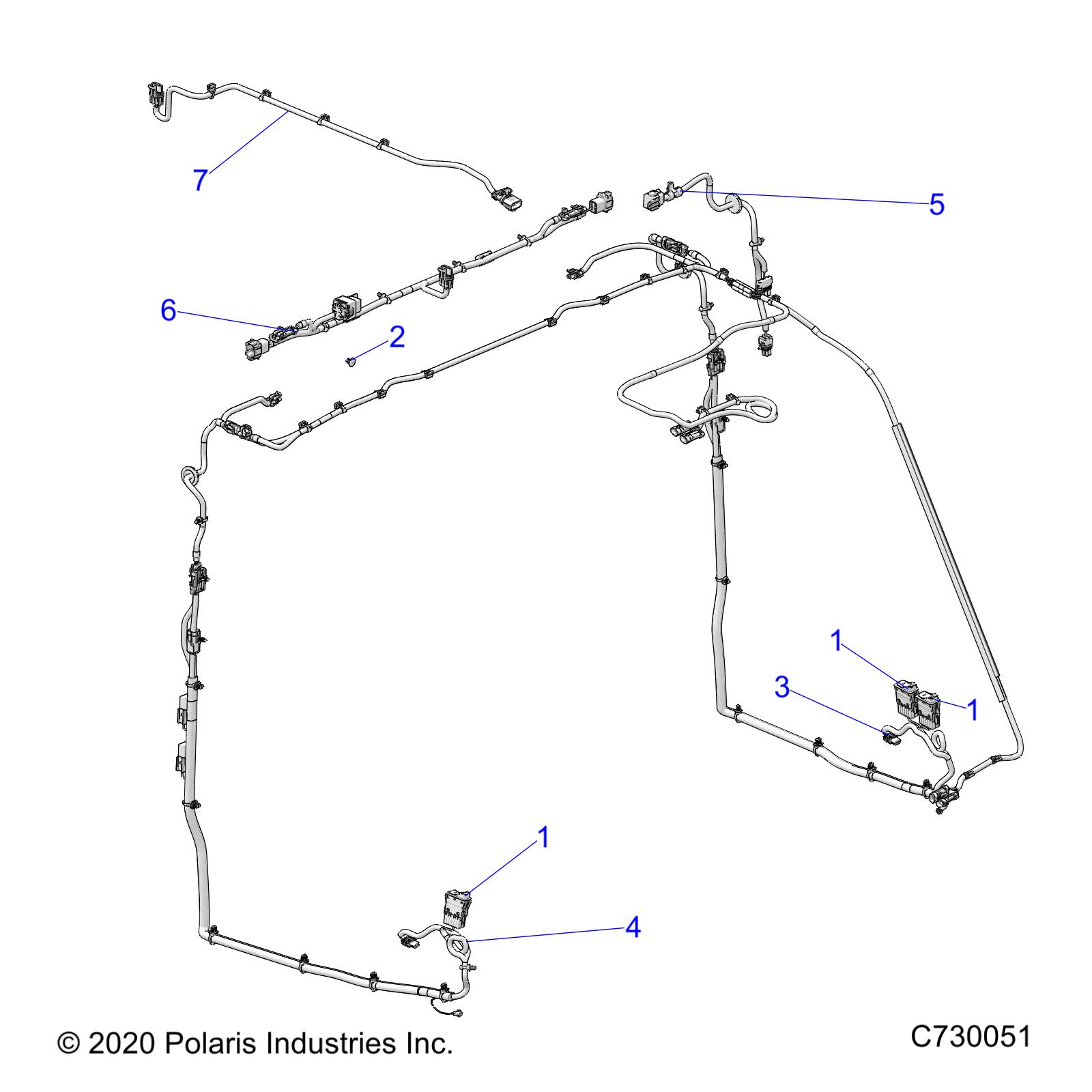 Part Number : 4016942 DOOR HARNESS  LEFT