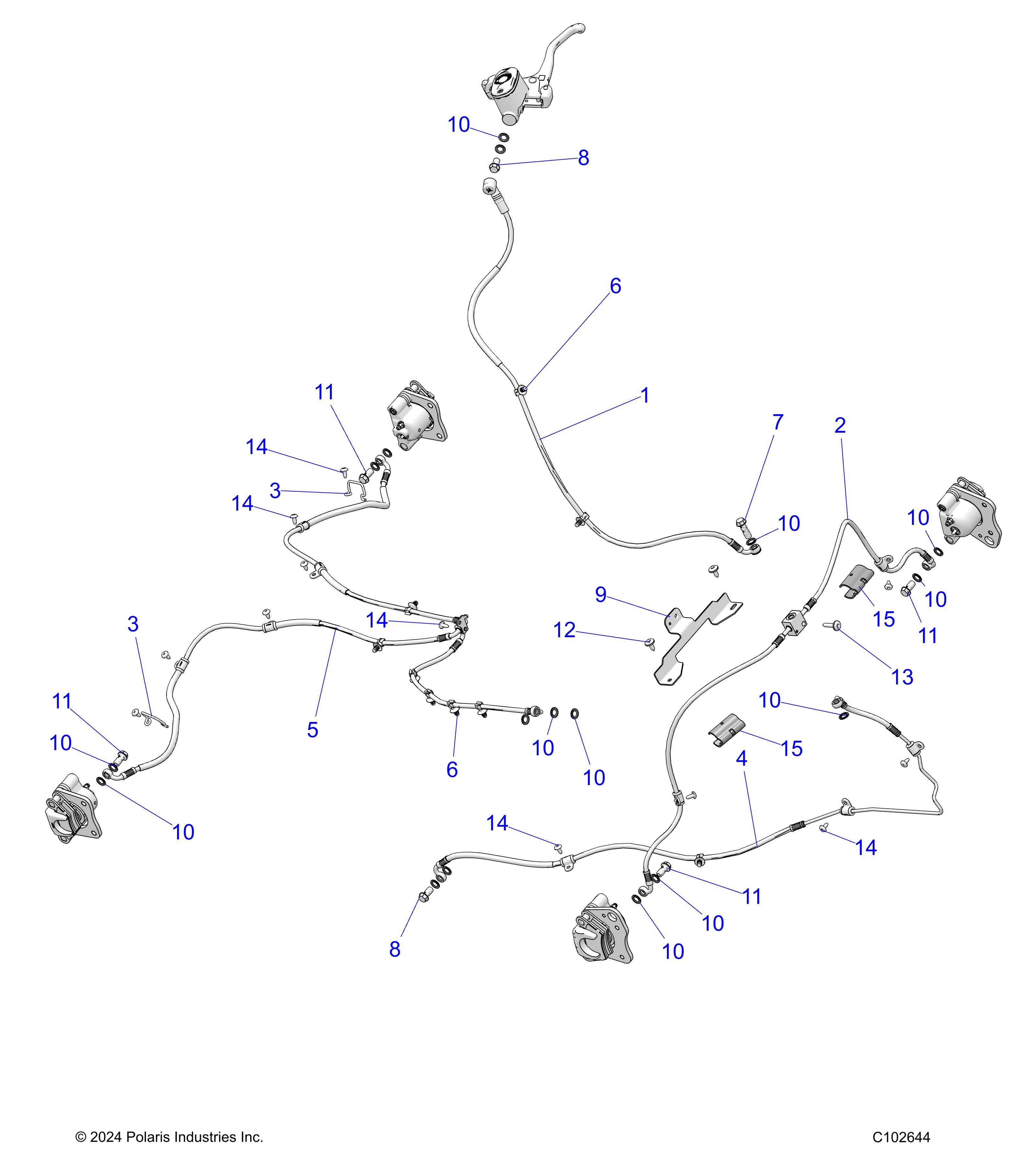 Foto diagrama Polaris que contem a peça 1914078