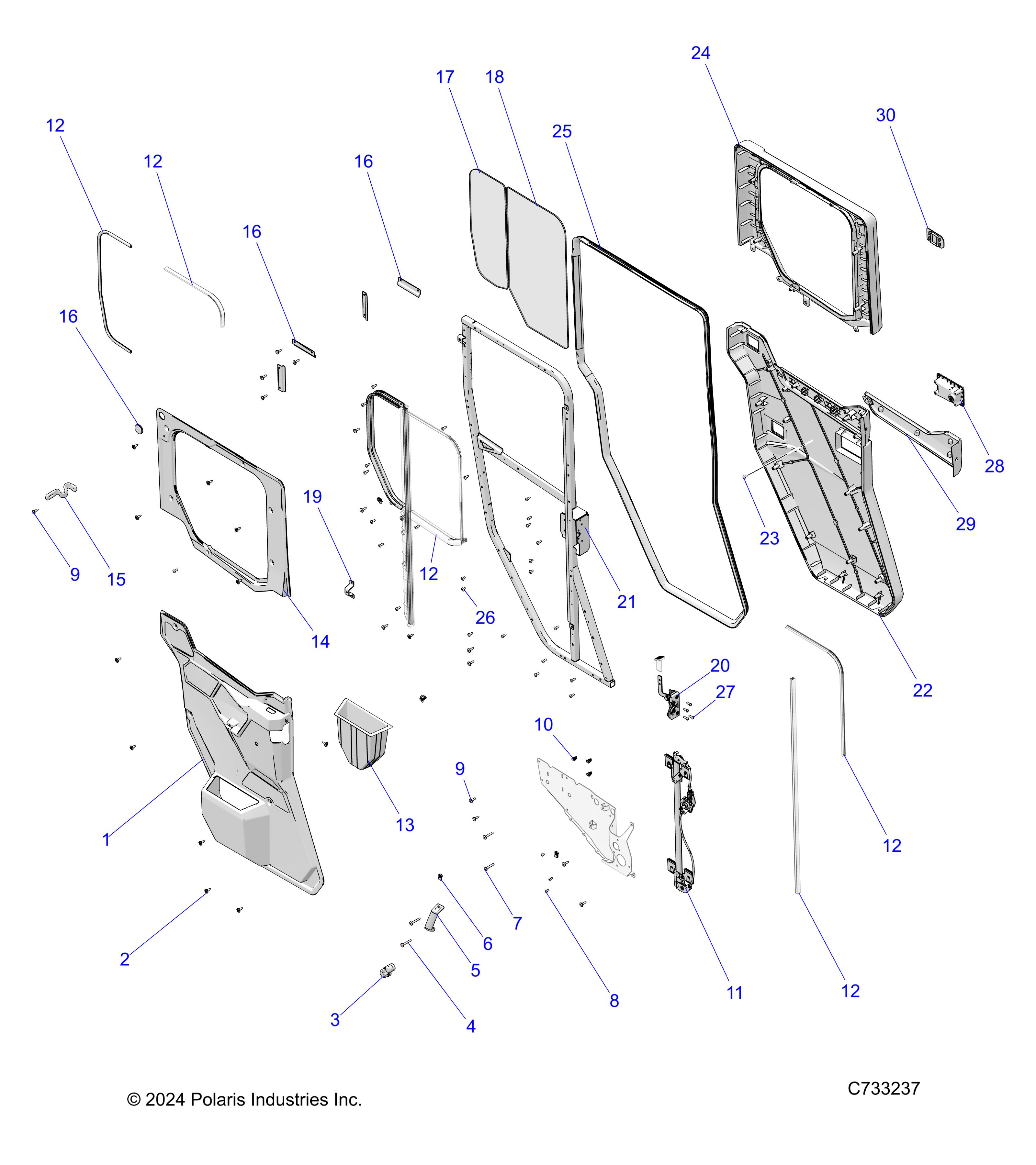 Foto diagrama Polaris que contem a peça 2639581