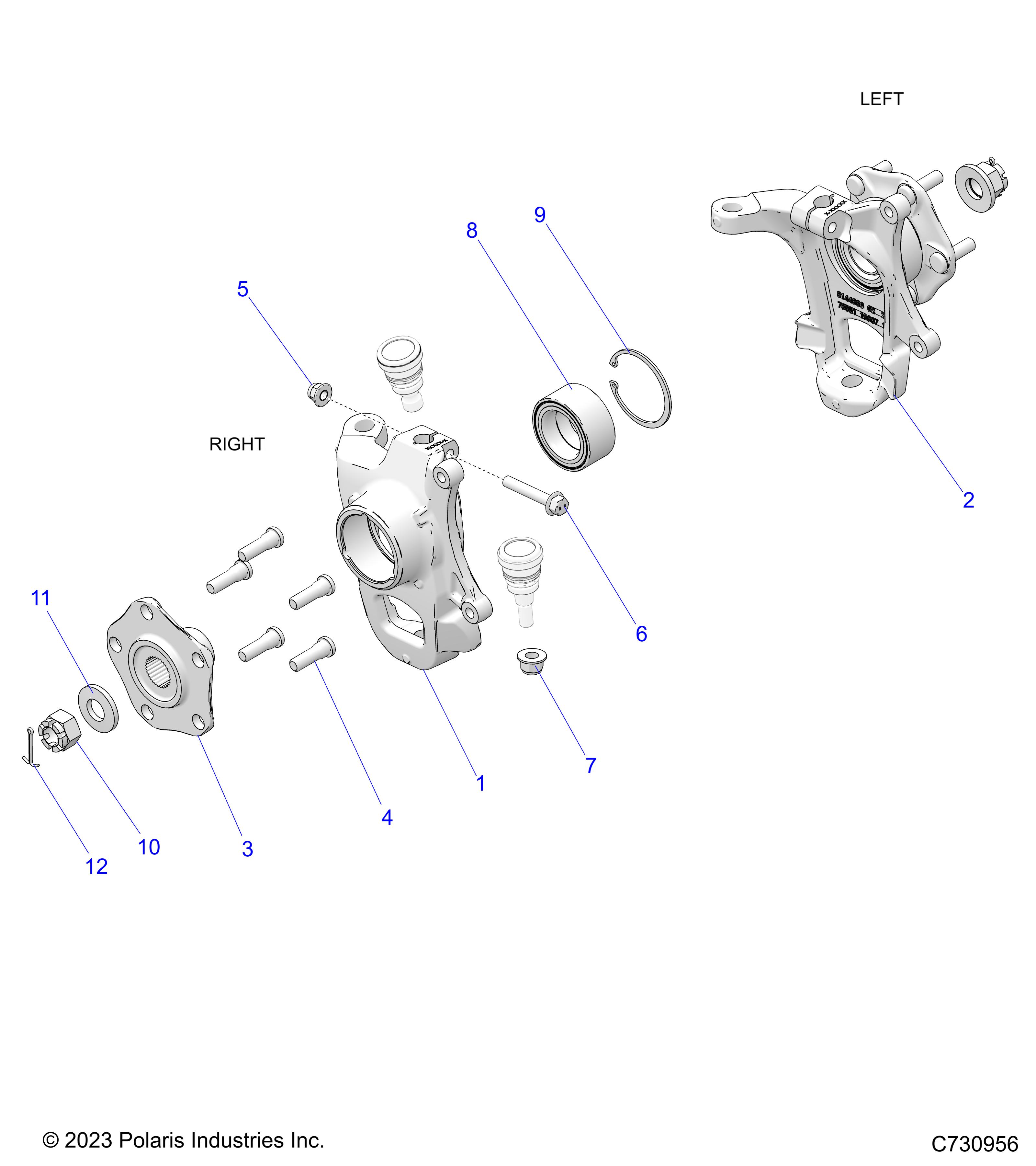 Foto diagrama Polaris que contem a peça 5144557