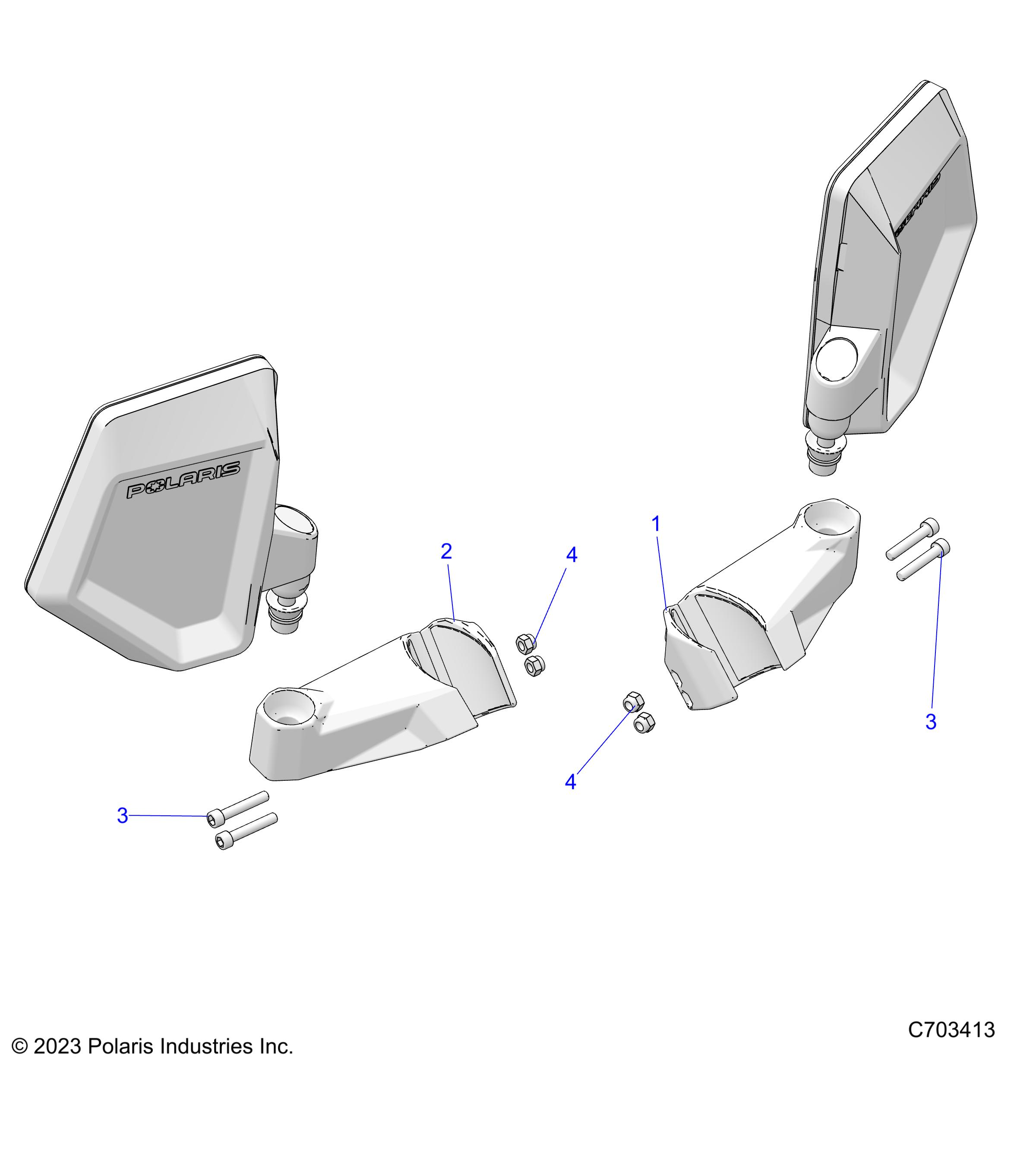 Foto diagrama Polaris que contem a peça 2890861