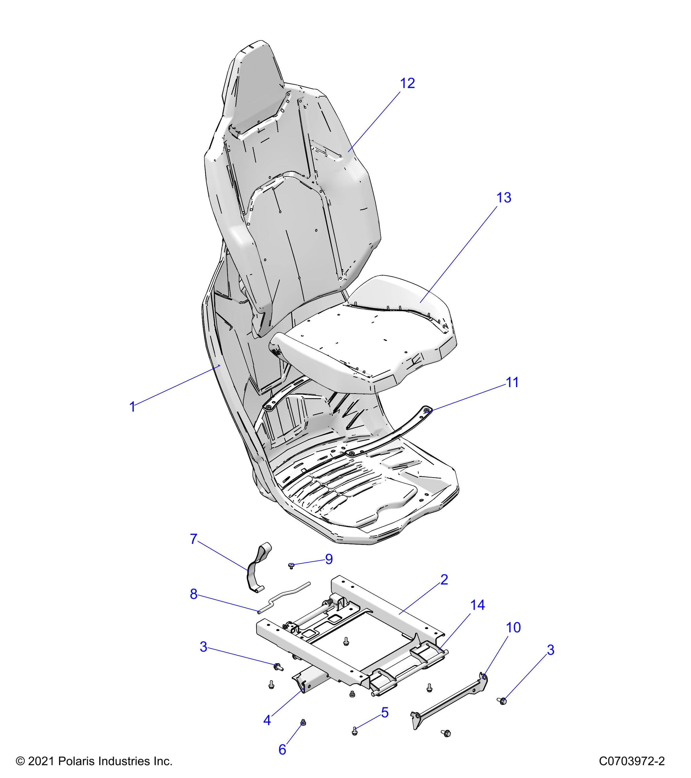 Foto diagrama Polaris que contem a peça 2639142