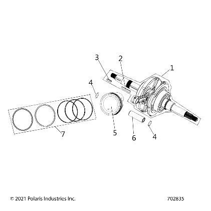 Part Number : 3055629 RING SET PISTON