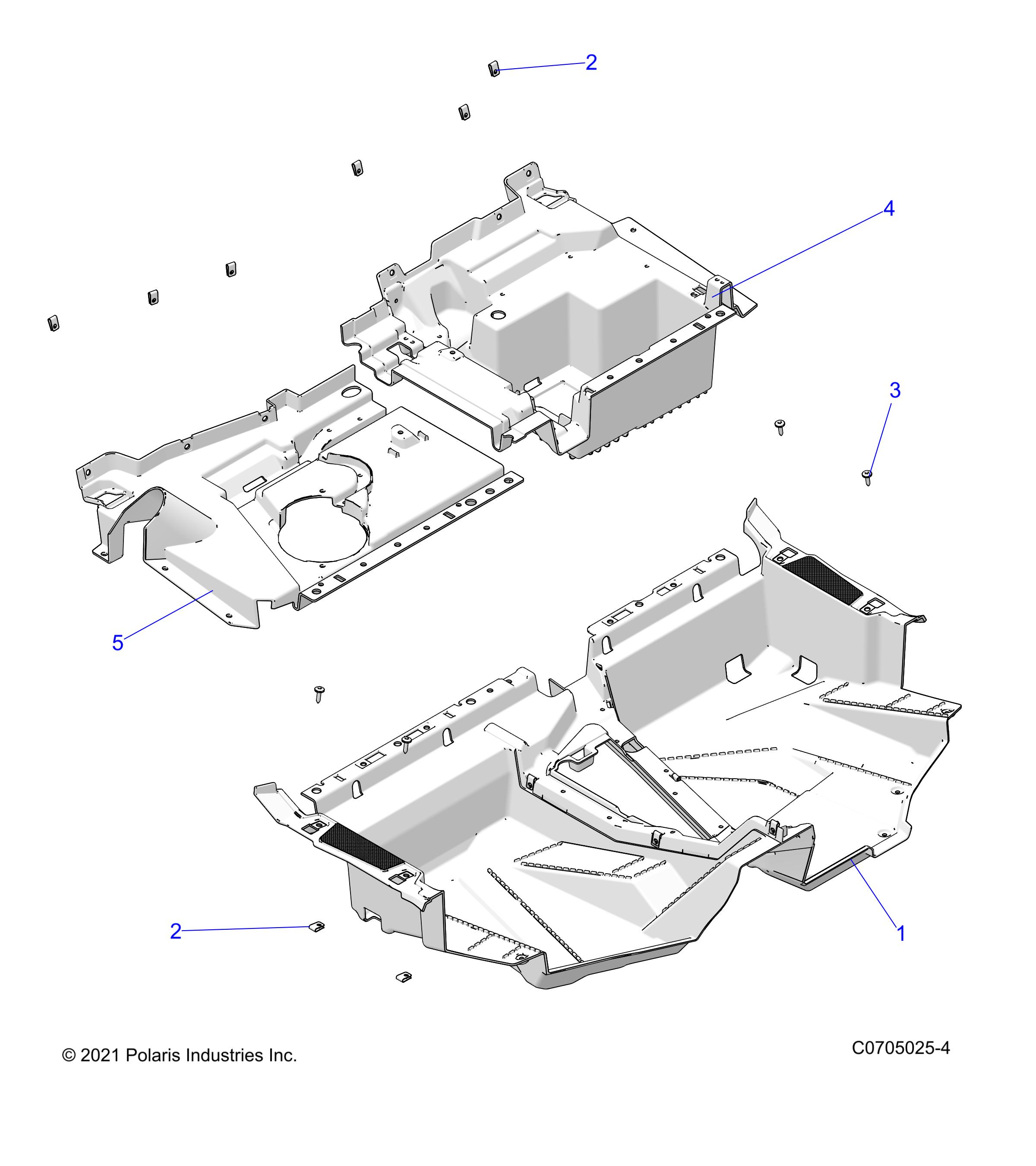 Foto diagrama Polaris que contem a peça 5456551-070