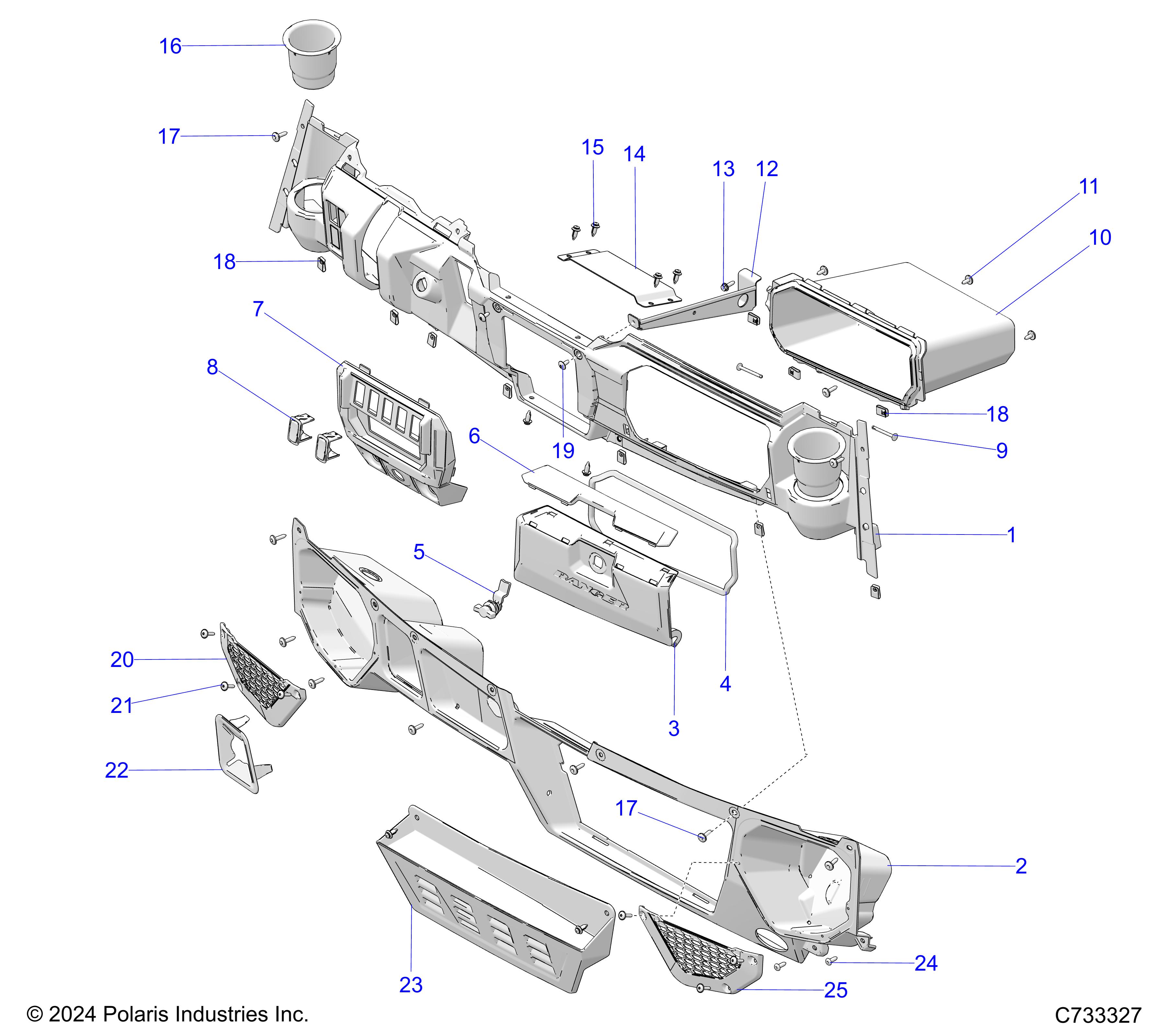 Foto diagrama Polaris que contem a peça 5456615-802