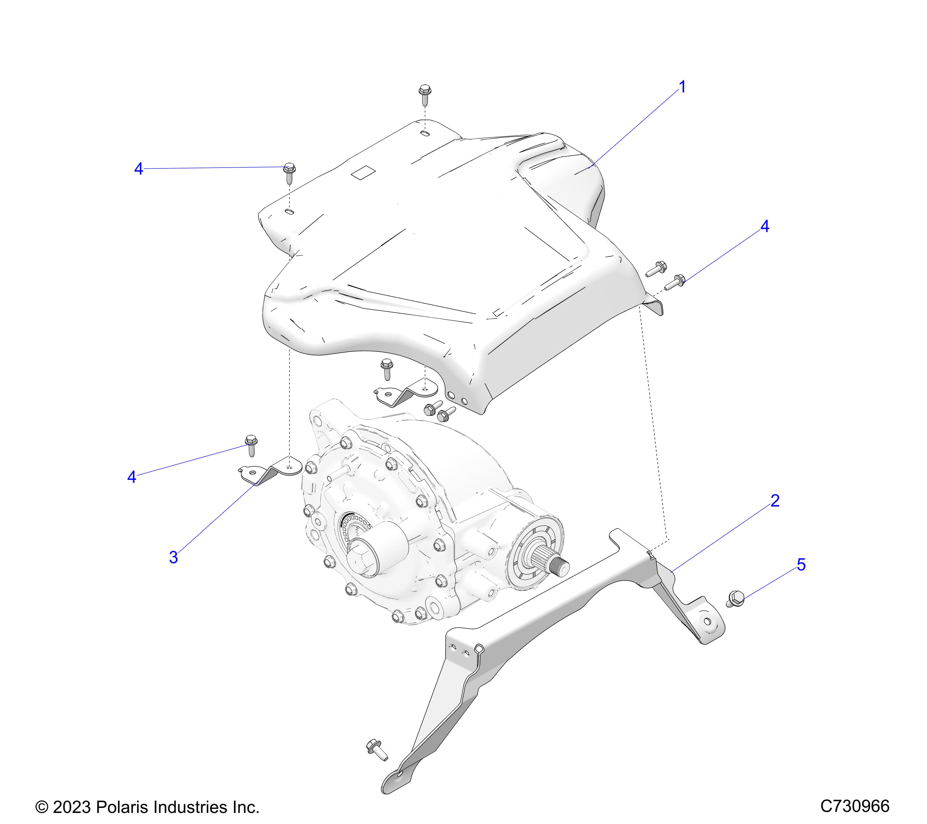 Foto diagrama Polaris que contem a peça 5272287-329