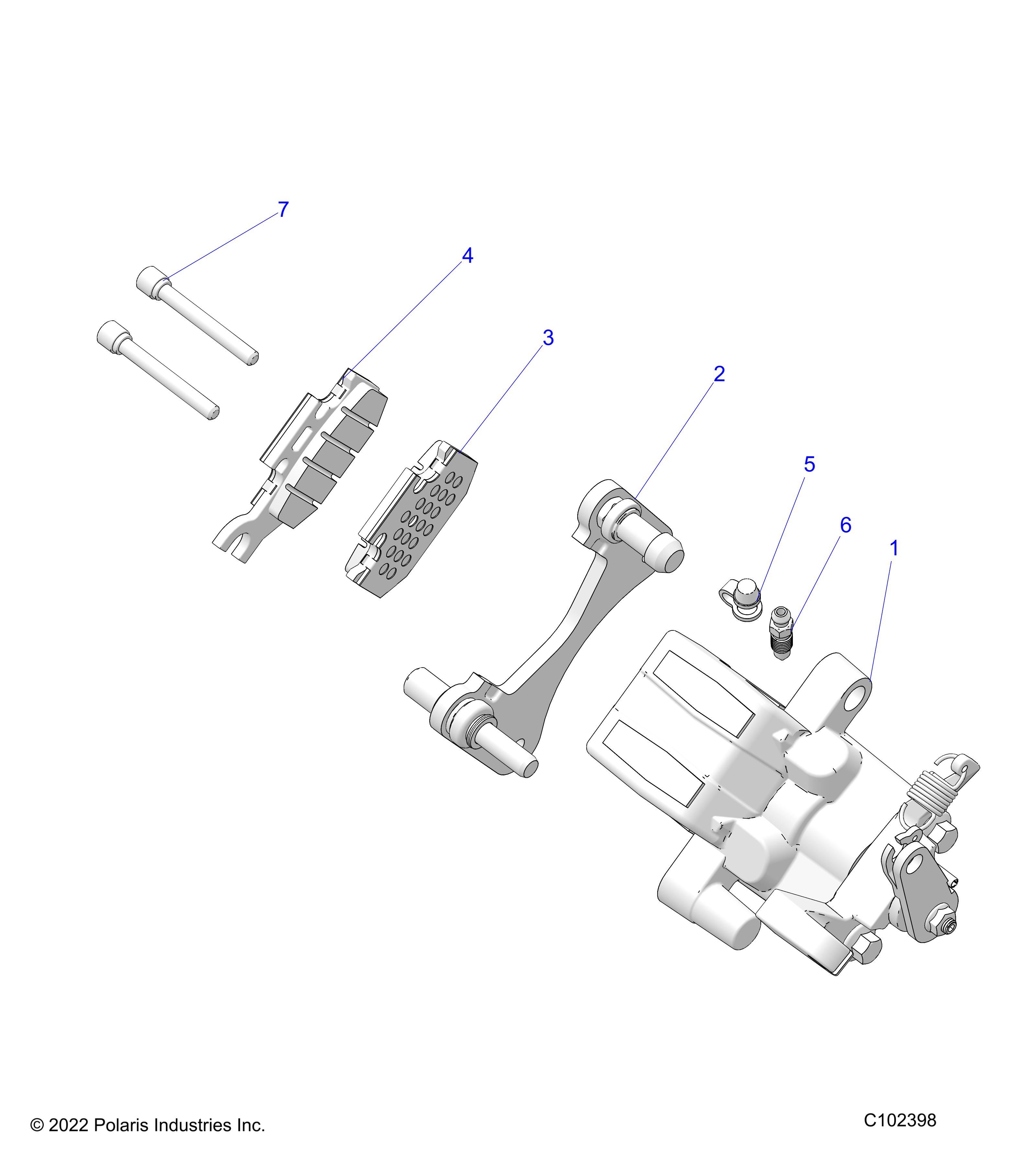 Part Number : 1913881 ASM-BRK CAL RR HYDR MECH 34MM