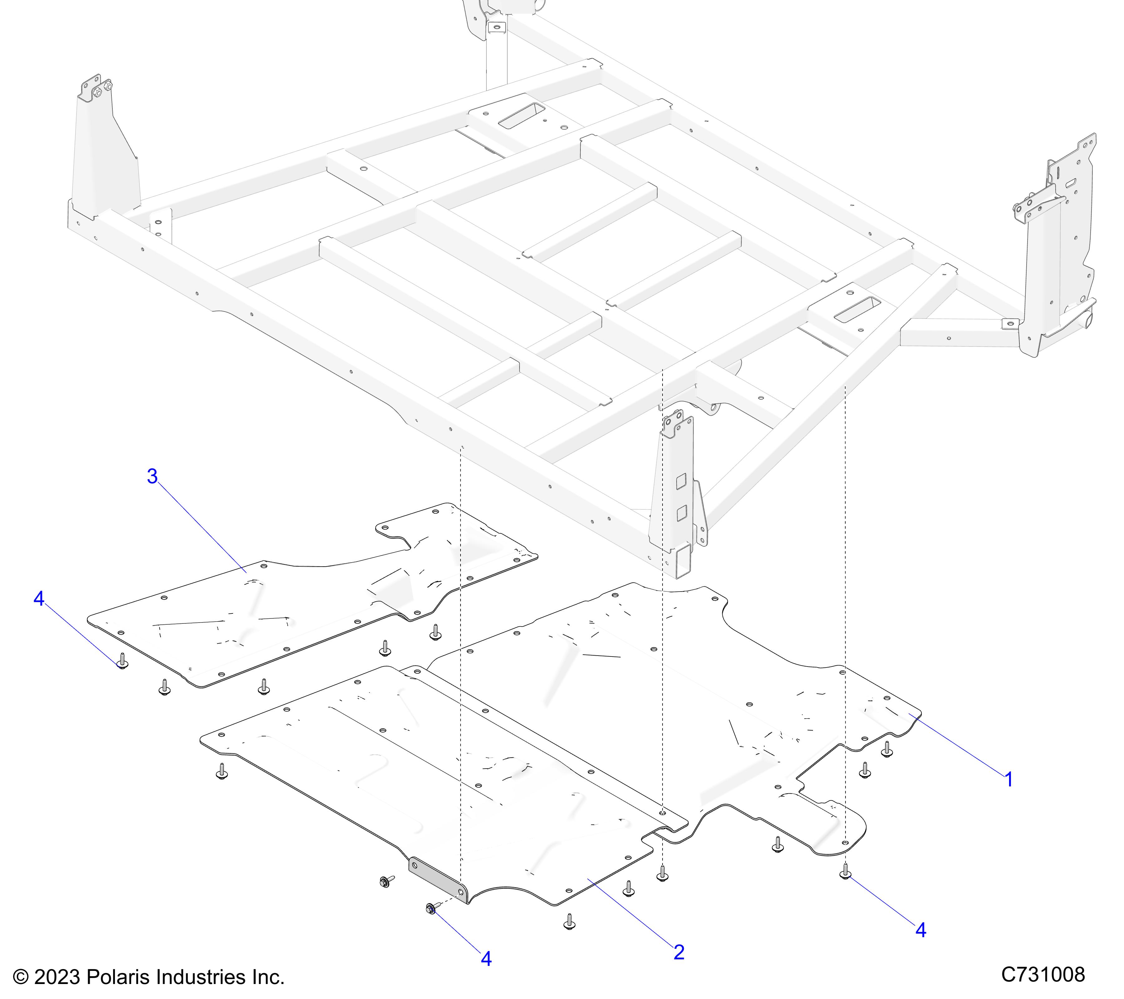 Foto diagrama Polaris que contem a peça 5274041