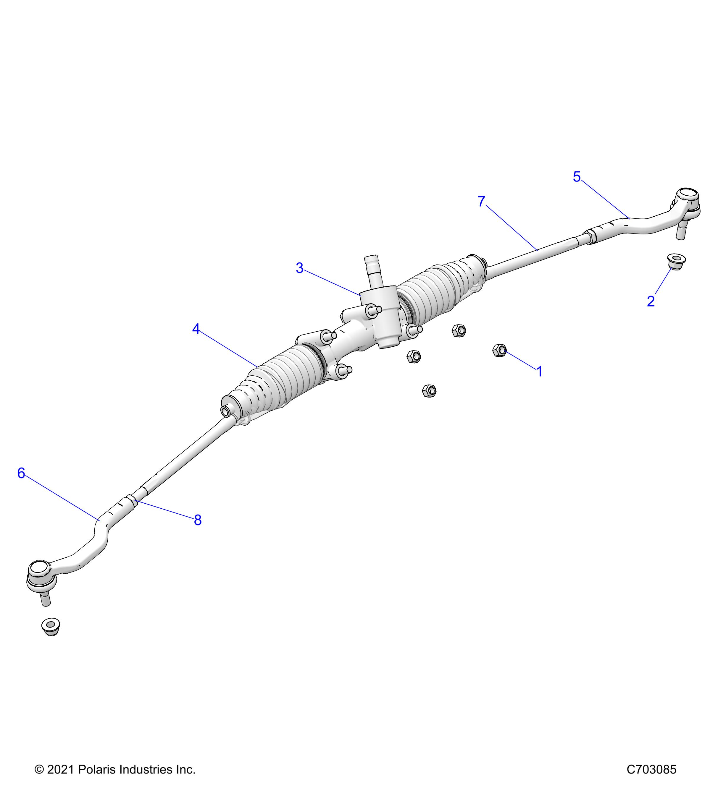 Foto diagrama Polaris que contem a peça 7548155