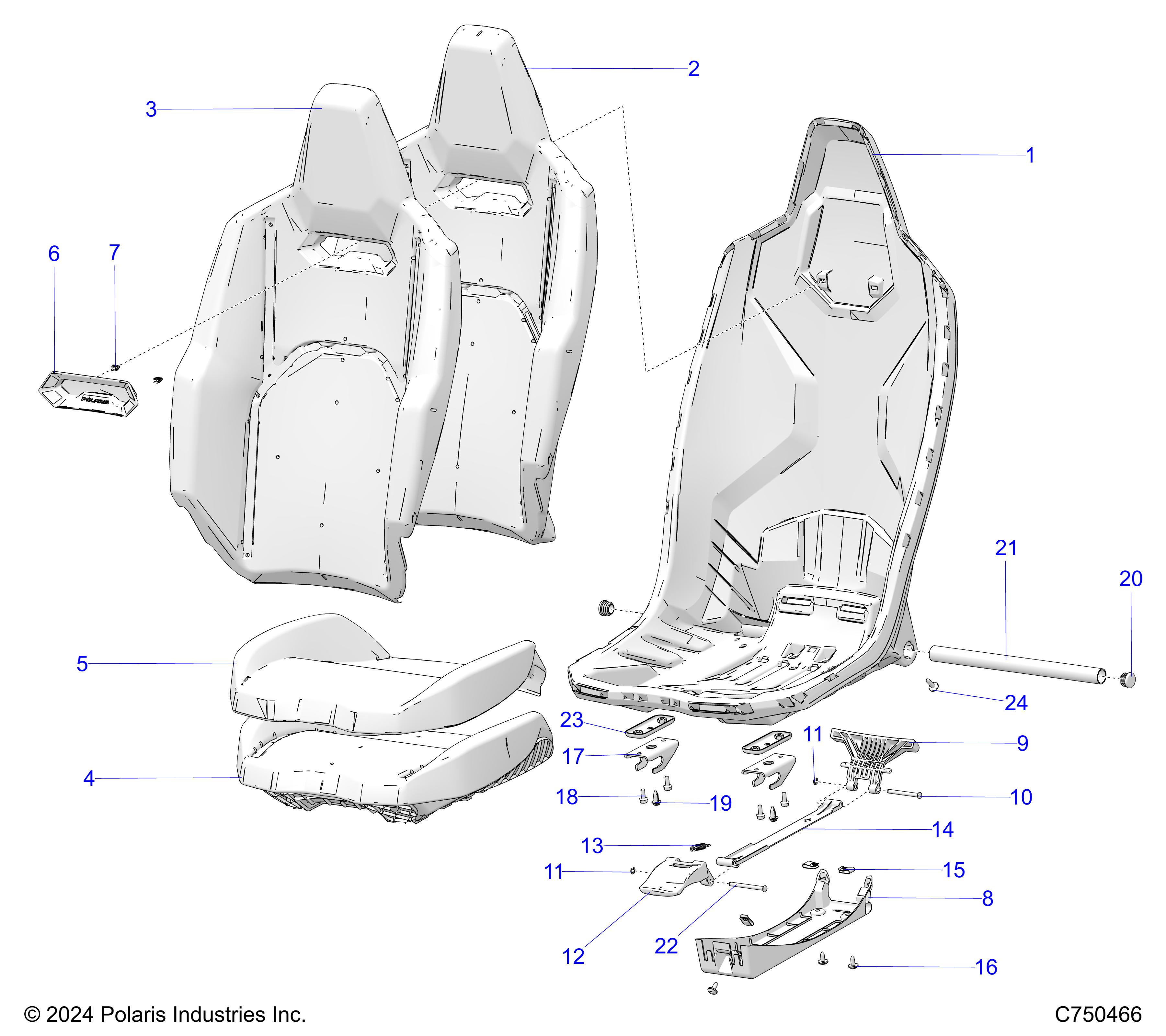 Foto diagrama Polaris que contem a peça 2693180