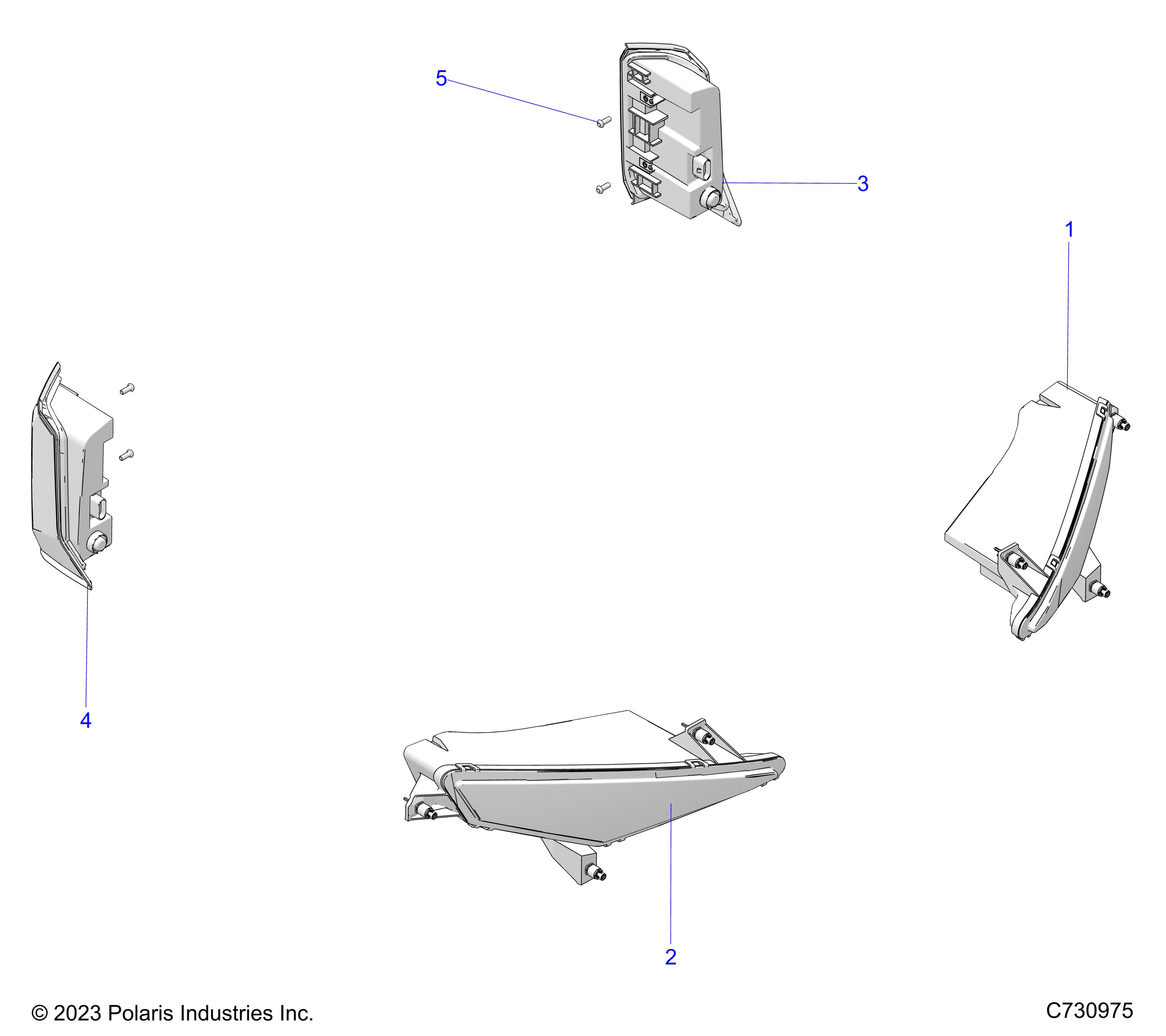 Foto diagrama Polaris que contem a peça 2415903