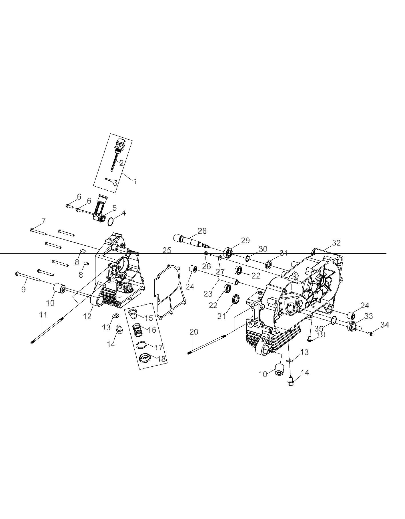 Foto diagrama Polaris que contem a peça 0453460