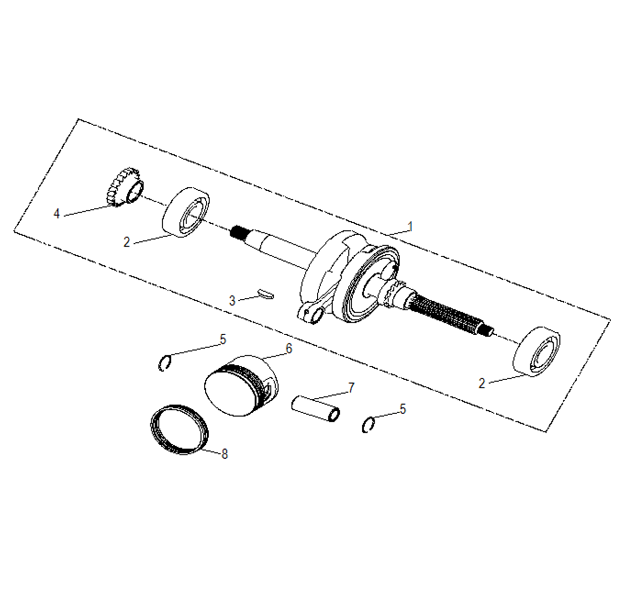 Foto diagrama Polaris que contem a peça 0453432