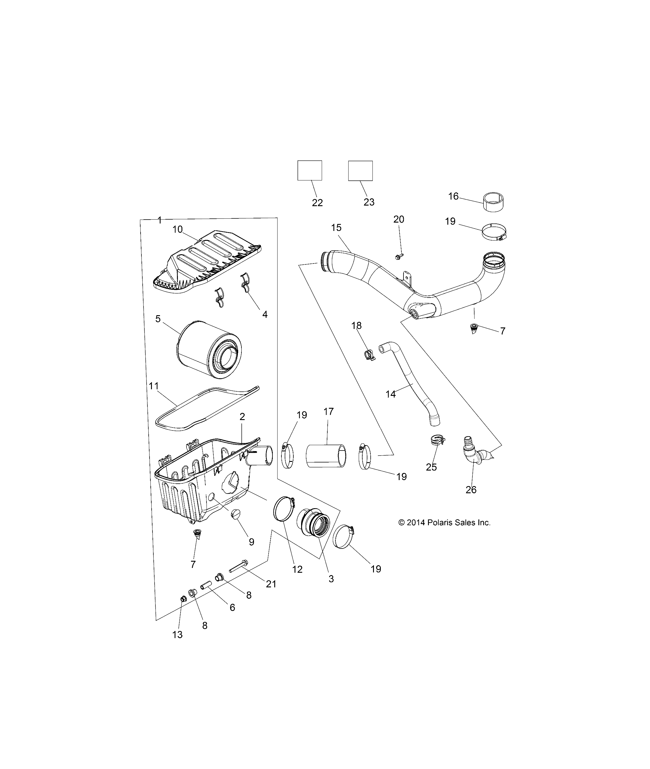 Part Number : 5414972 BOOT-ENGINE INTAKE