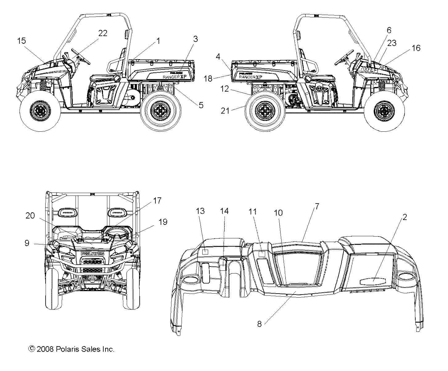 Part Number : 7175633 DECAL-BOX RANGER HD T.SLVR RH