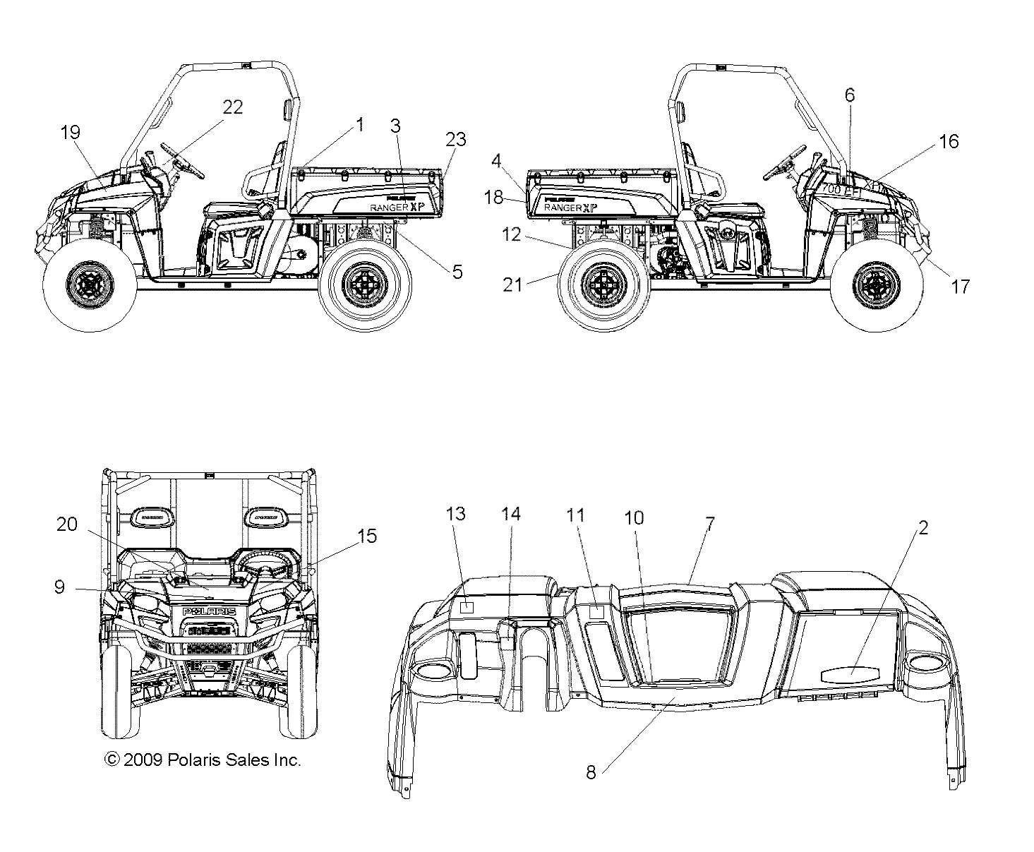 Part Number : 7176248 DECAL-HOOD SIDE XP RH