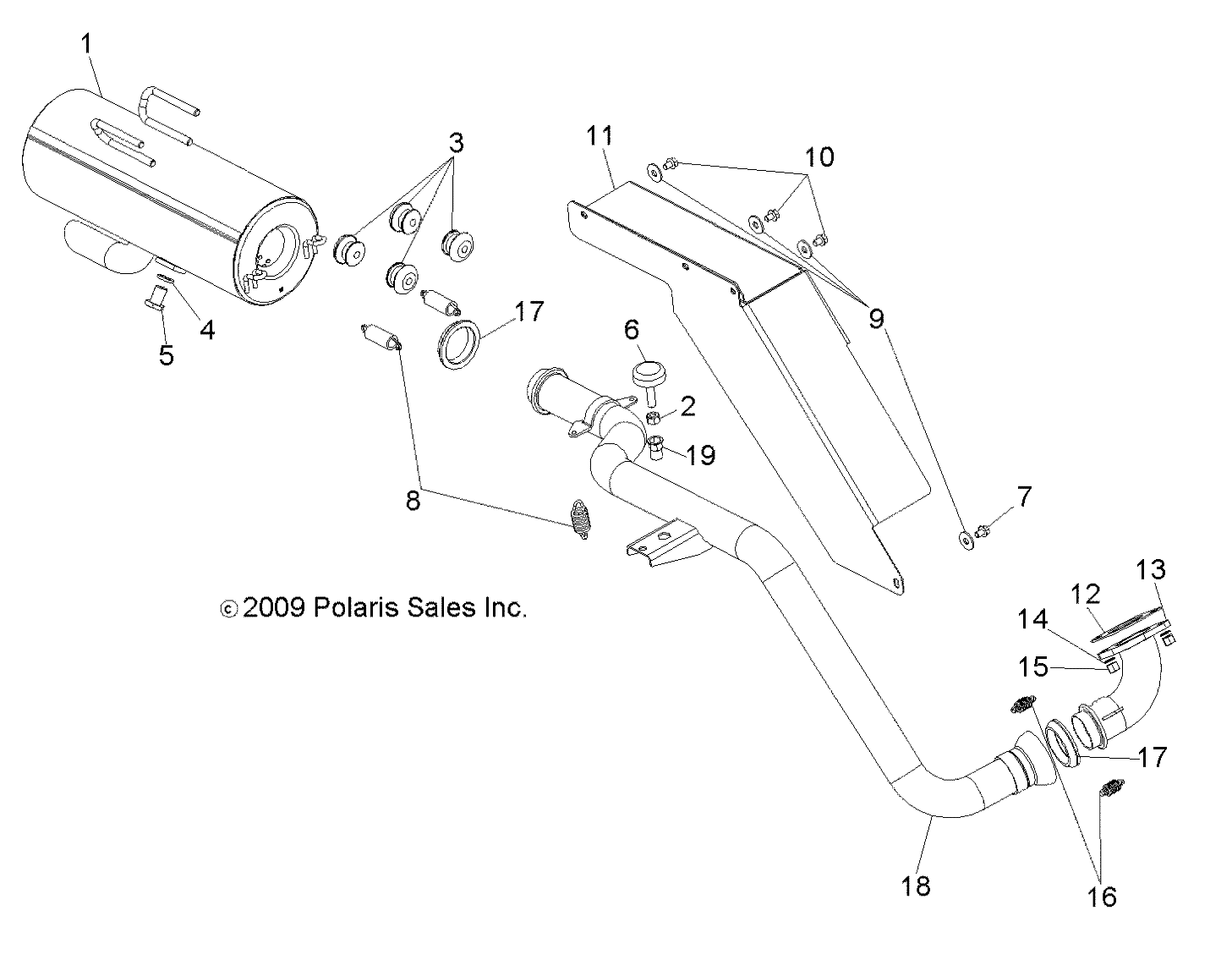 Part Number : 1261947-489 EXHST TUBE WELD HGH TMP PWDR P