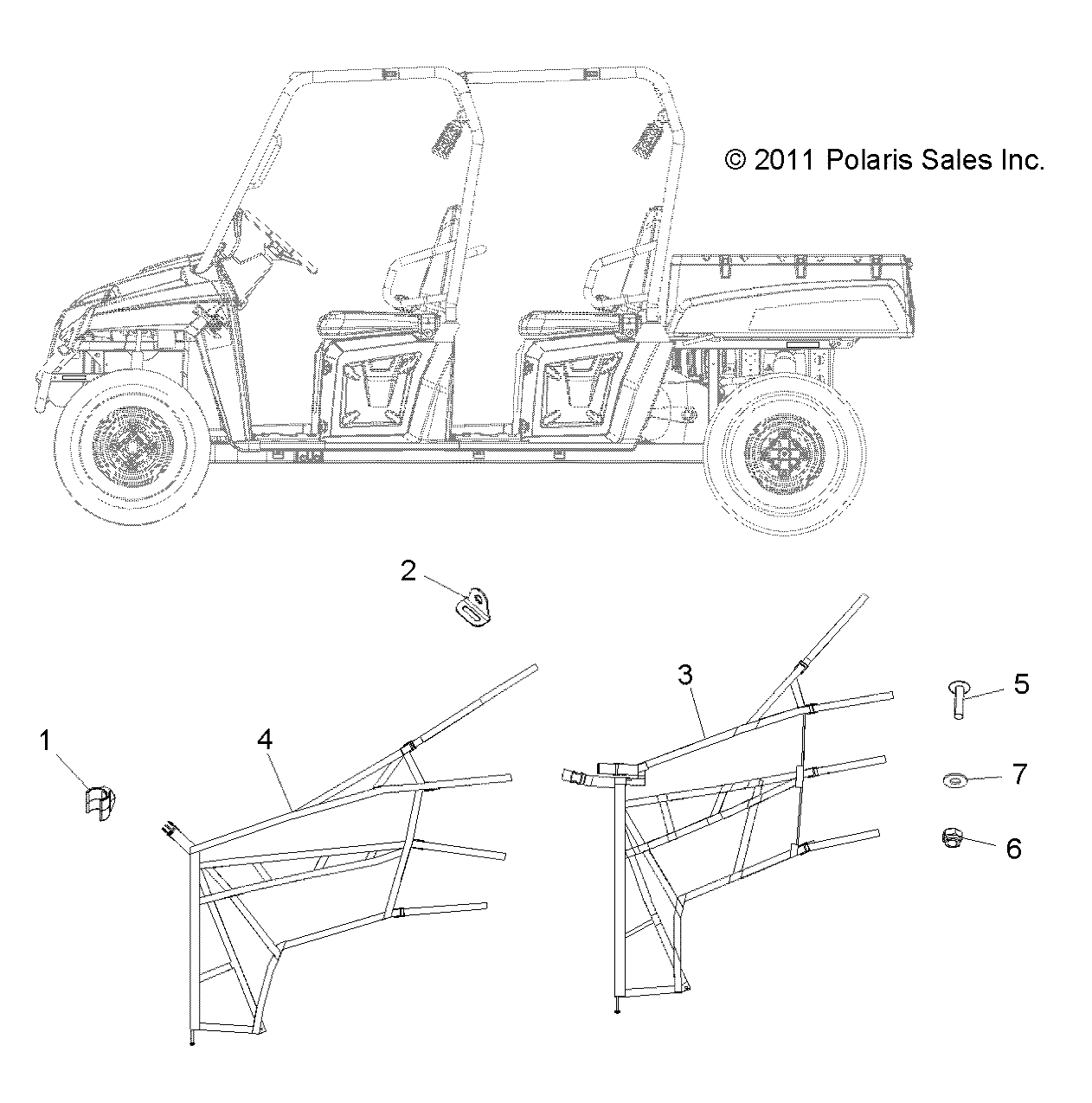 Part Number : 2685123 SIDE NET  REAR