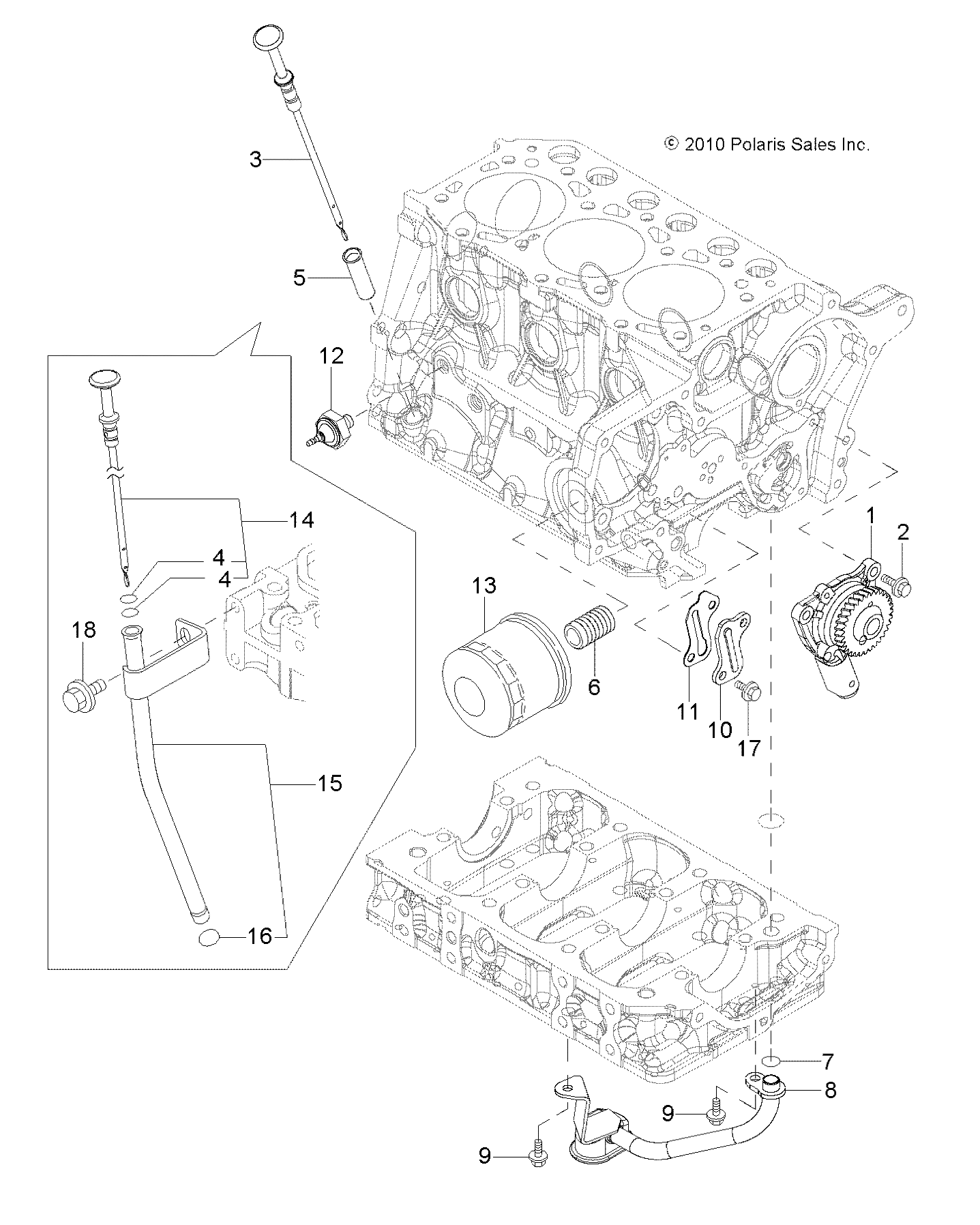 Part Number : 3070125 PIPE ASSY LUB.OIL