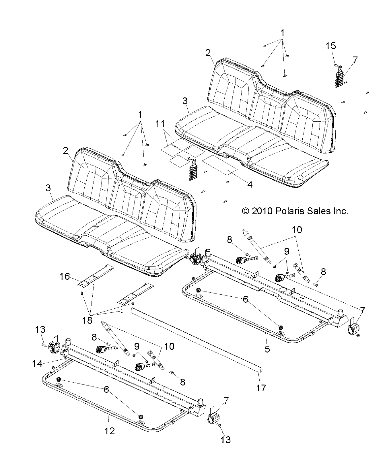 Part Number : 2684678 ASM-SEAT RNGR BTM GRP/S.CARBON