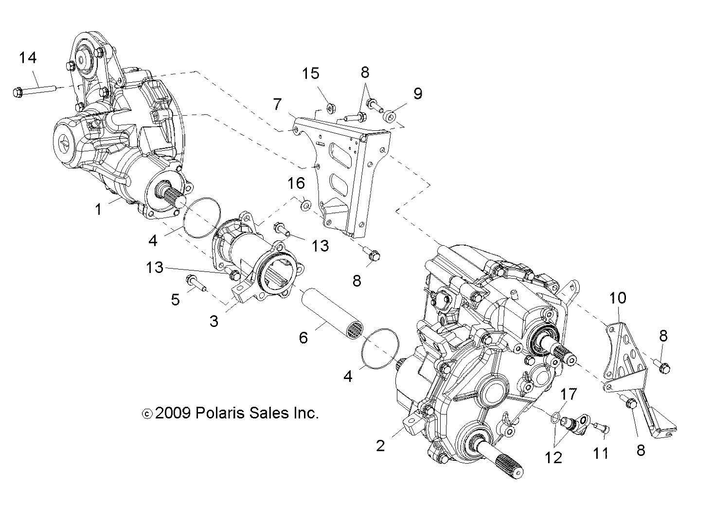 Part Number : 1332805 ASM-GEARCASE COMPLETE