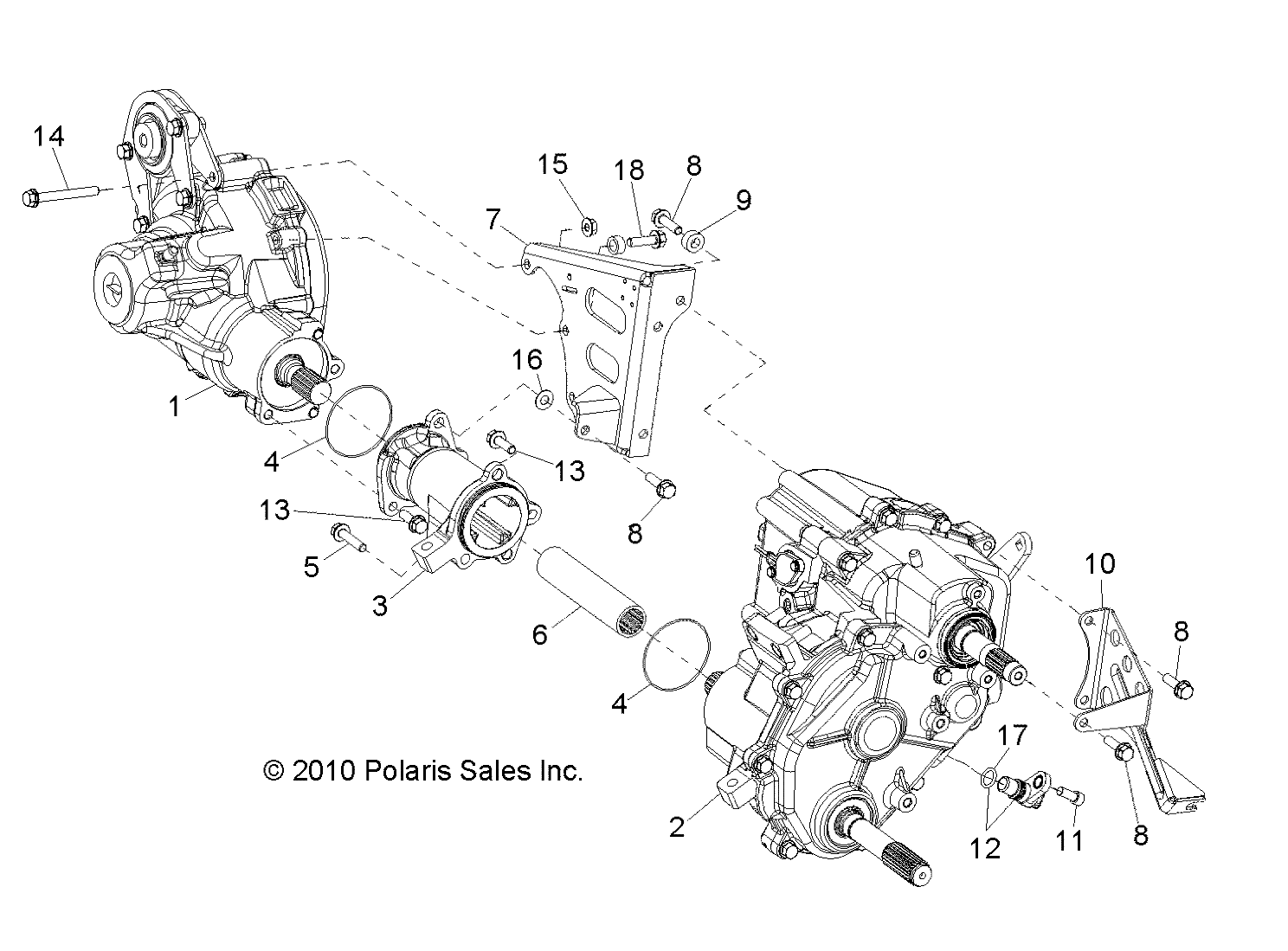 Foto diagrama Polaris que contem a peça 3235283