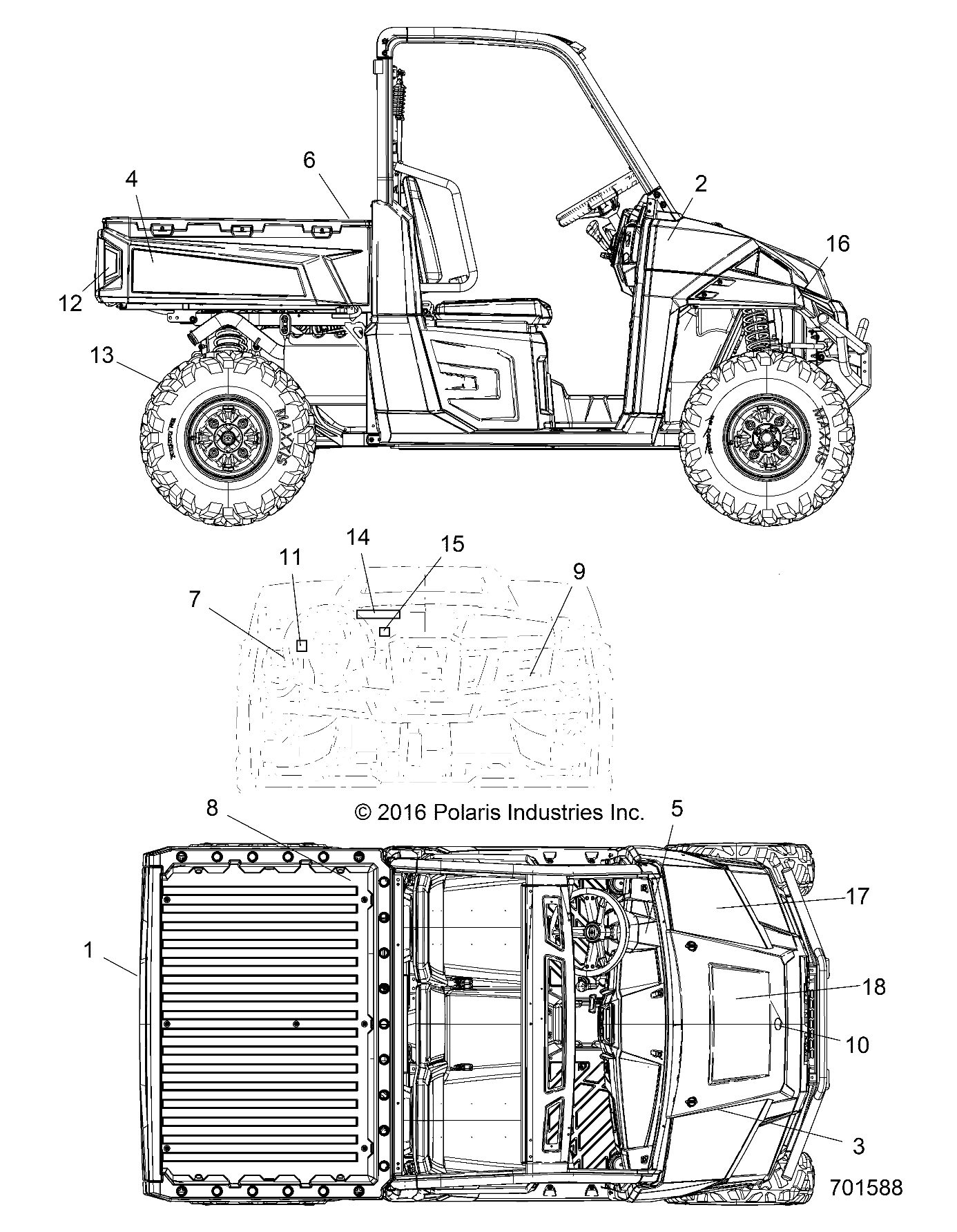 Part Number : 7185272 DECAL-HOOD CNTR