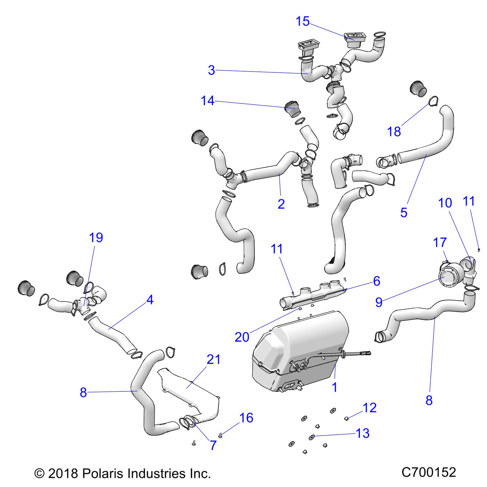 Part Number : 2637092 MAIN HVAC ASSEMBLY